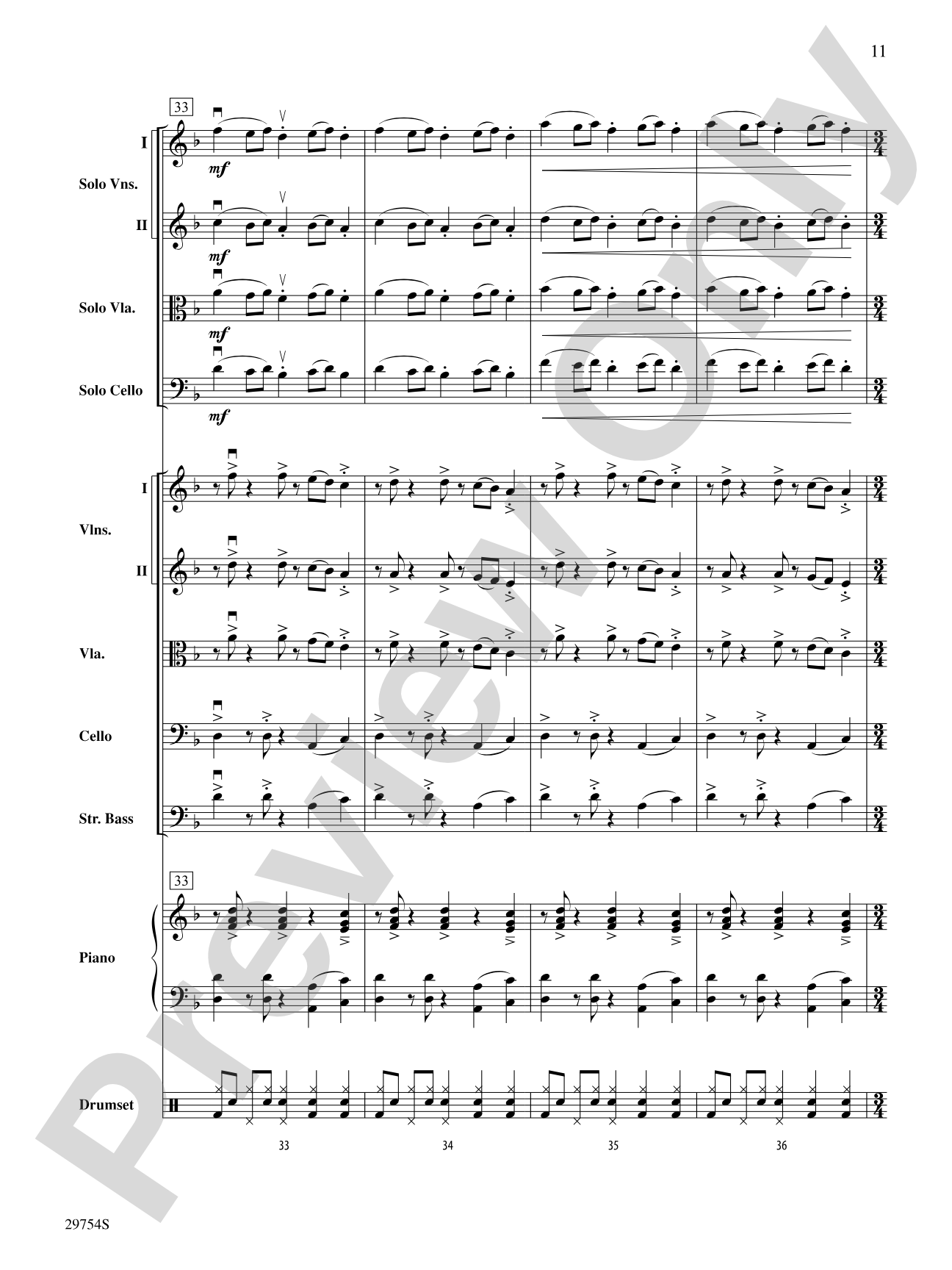 Five Ukrainians in a Bell Tower (Ukrainian Bell Carol): String Orchestra Conductor Score & Parts