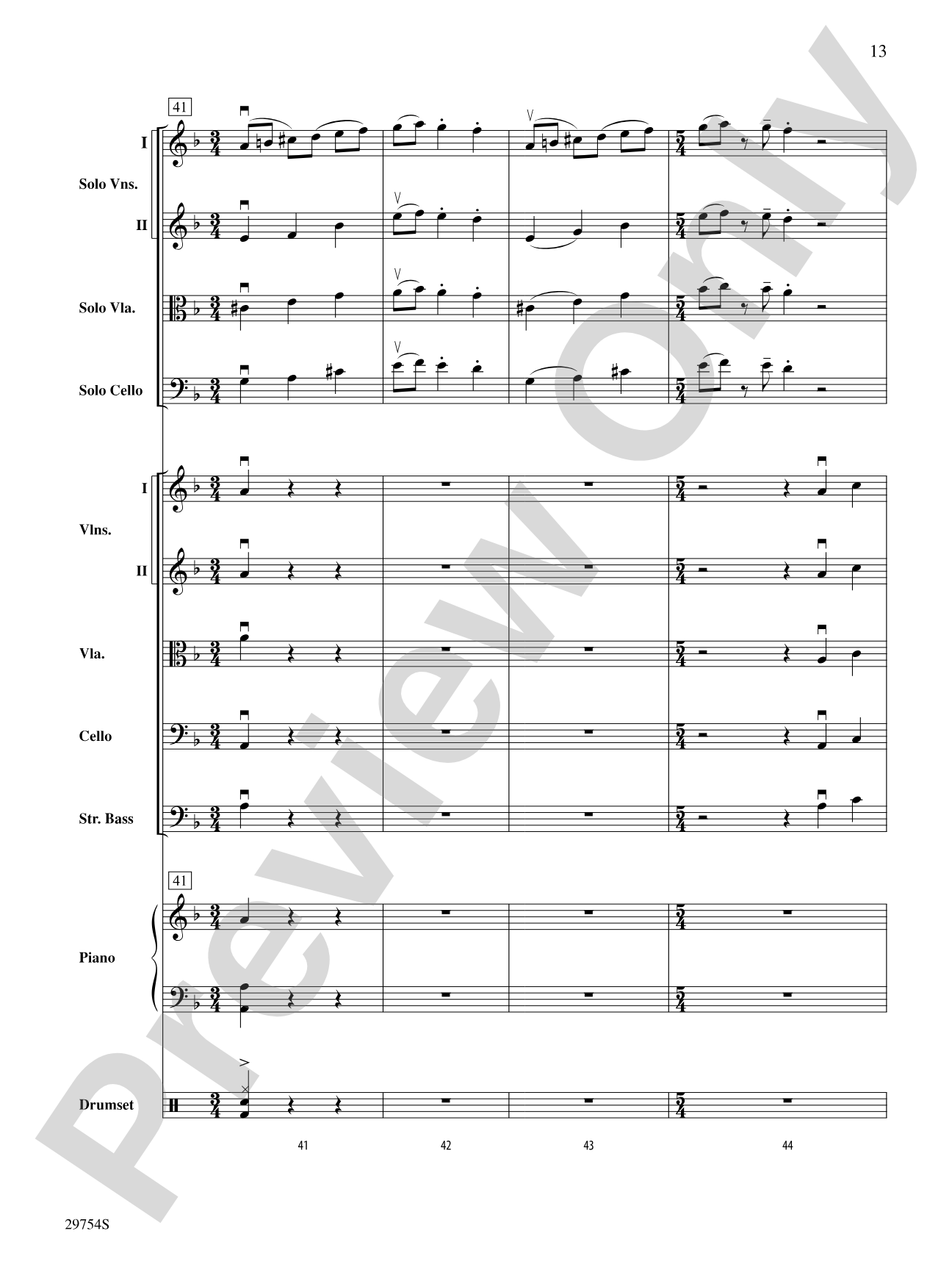 Five Ukrainians in a Bell Tower (Ukrainian Bell Carol): String Orchestra Conductor Score & Parts