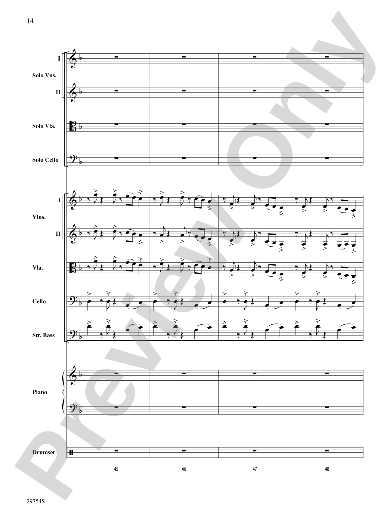 Five Ukrainians in a Bell Tower (Ukrainian Bell Carol): String Orchestra Conductor Score & Parts