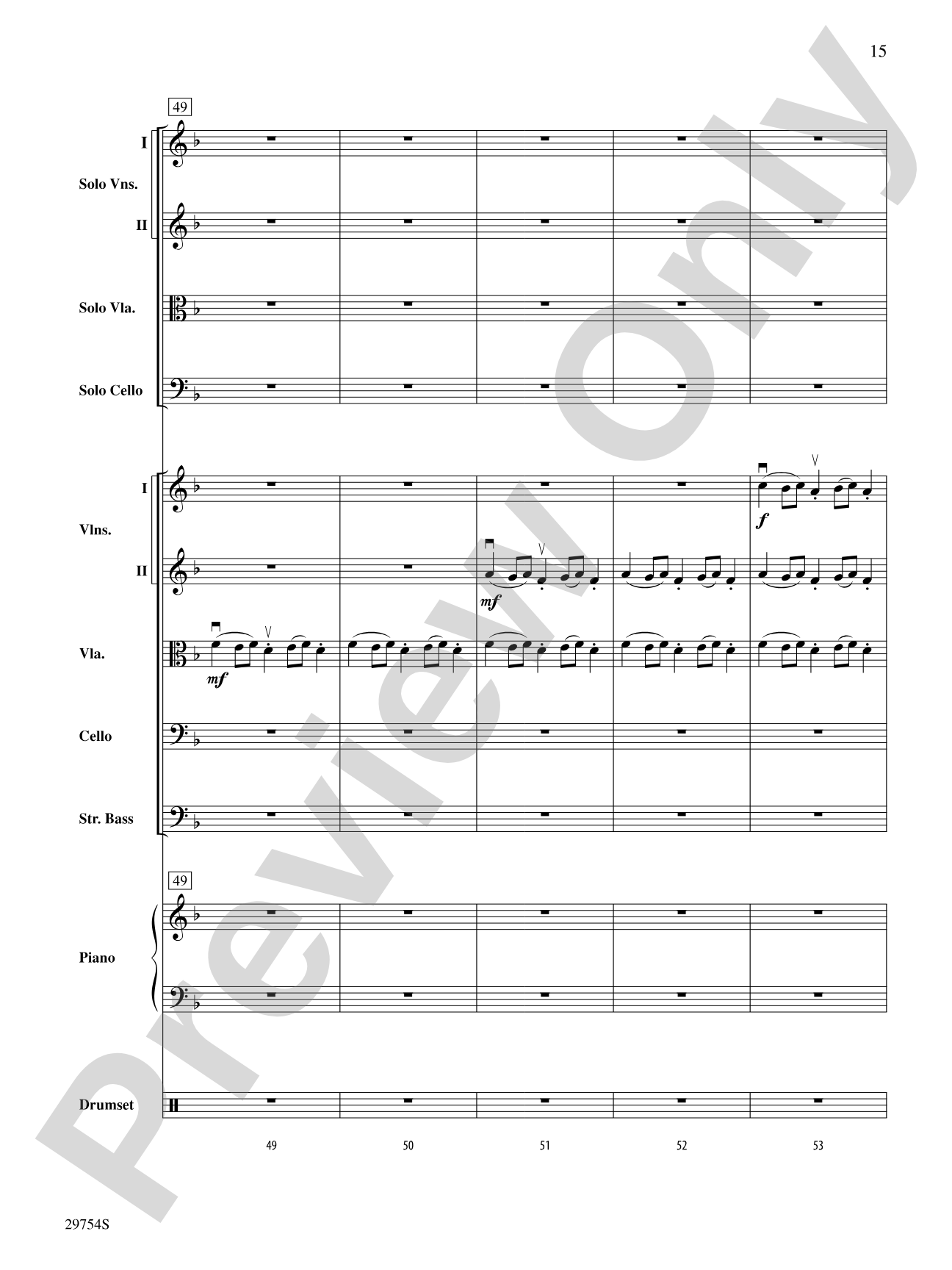 Five Ukrainians in a Bell Tower (Ukrainian Bell Carol): String Orchestra Conductor Score & Parts