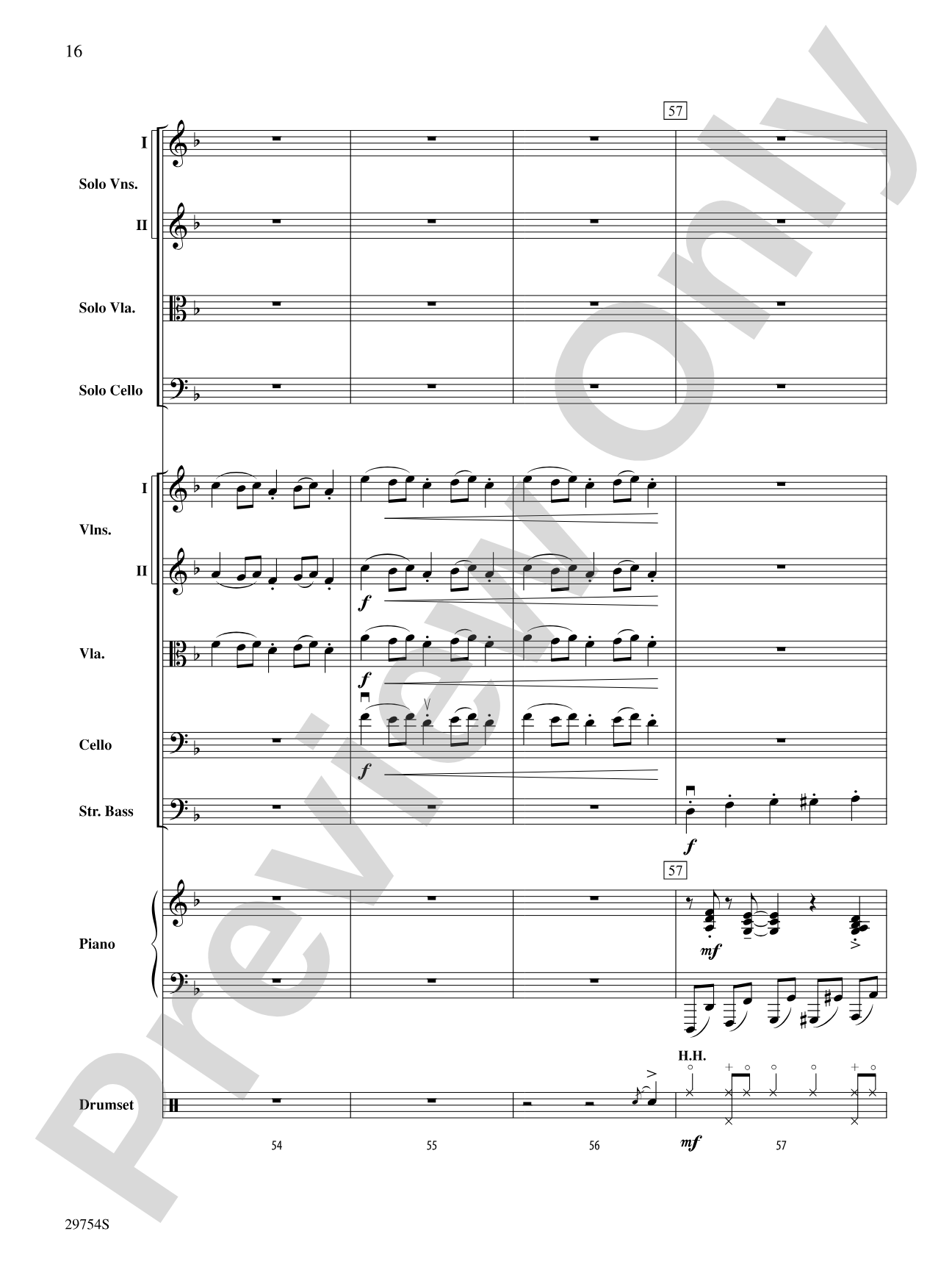 Five Ukrainians in a Bell Tower (Ukrainian Bell Carol): String Orchestra Conductor Score & Parts