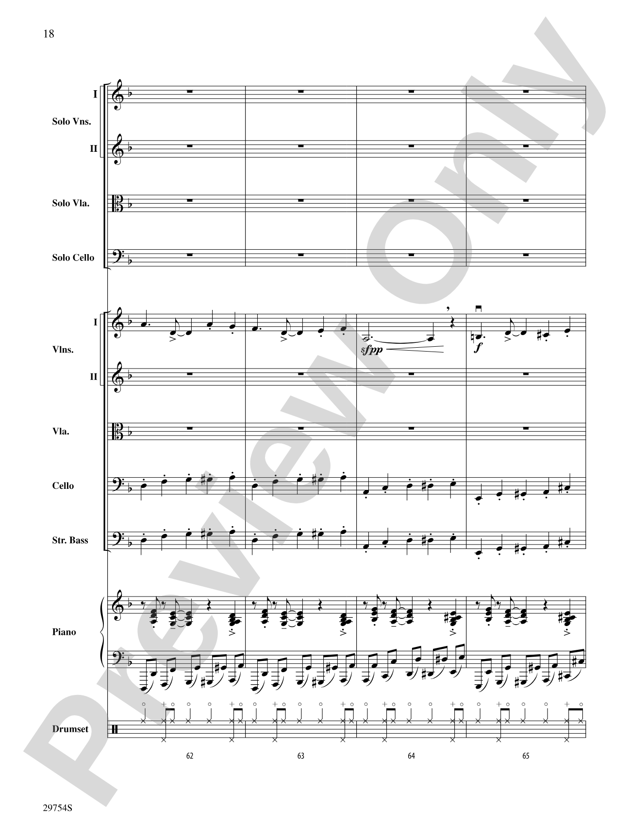 Five Ukrainians in a Bell Tower (Ukrainian Bell Carol): String Orchestra Conductor Score & Parts