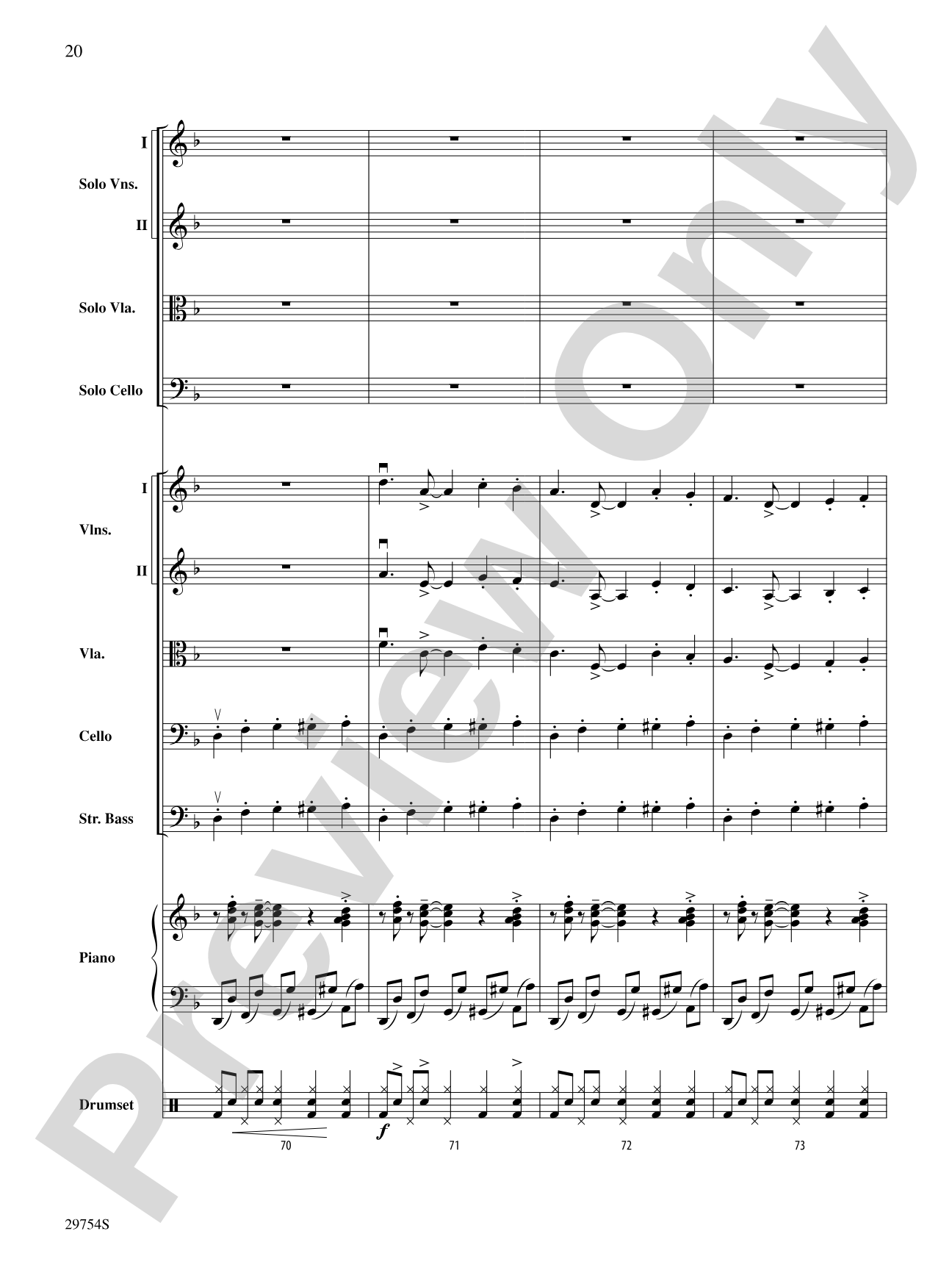 Five Ukrainians in a Bell Tower (Ukrainian Bell Carol): String Orchestra Conductor Score & Parts
