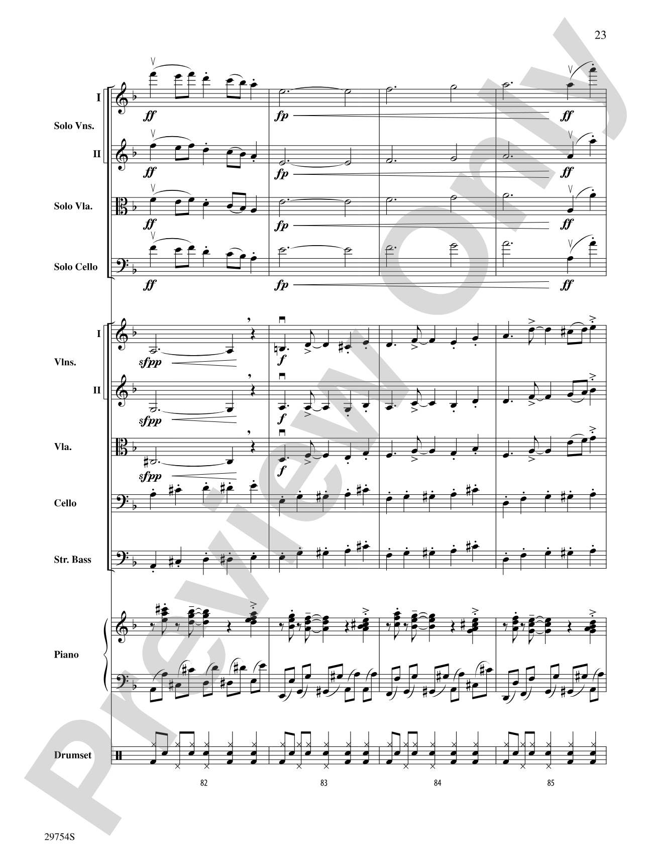 Five Ukrainians in a Bell Tower (Ukrainian Bell Carol): String Orchestra Conductor Score & Parts