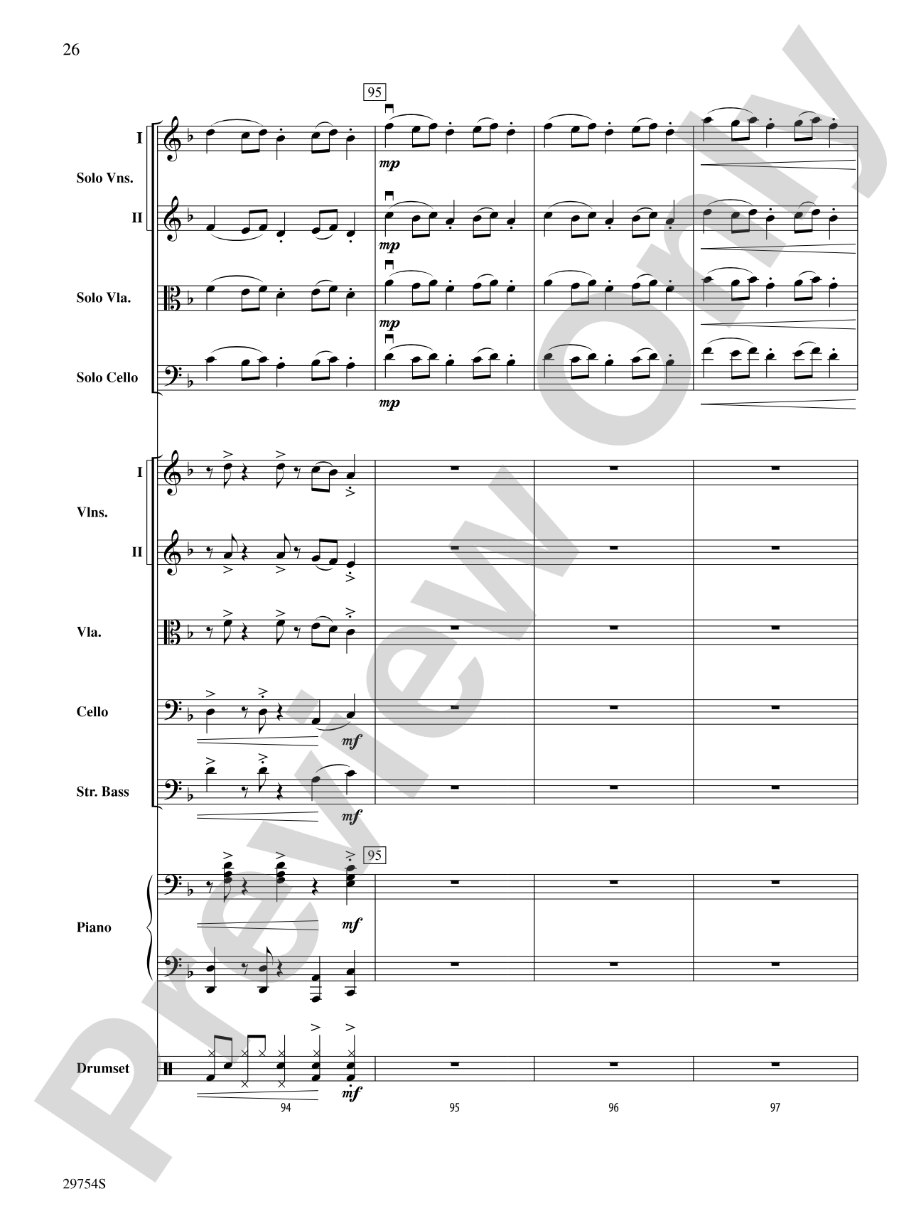 Five Ukrainians in a Bell Tower (Ukrainian Bell Carol): String Orchestra Conductor Score & Parts