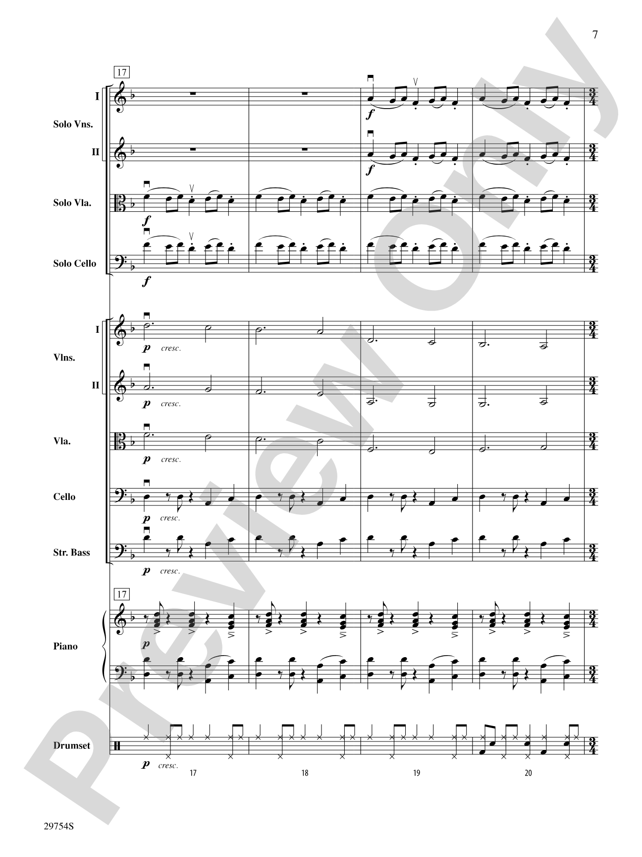 Five Ukrainians in a Bell Tower (Ukrainian Bell Carol): String Orchestra Conductor Score & Parts