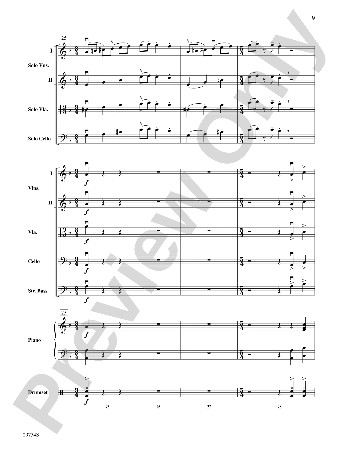 Five Ukrainians in a Bell Tower (Ukrainian Bell Carol): String Orchestra Conductor Score & Parts