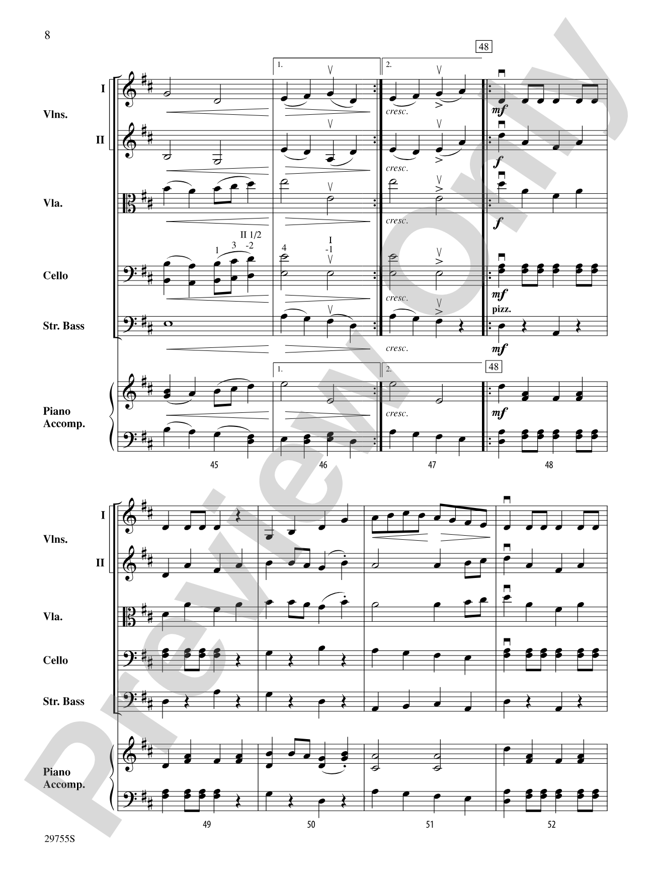 Shamrock Polkas: String Orchestra Conductor Score & Parts