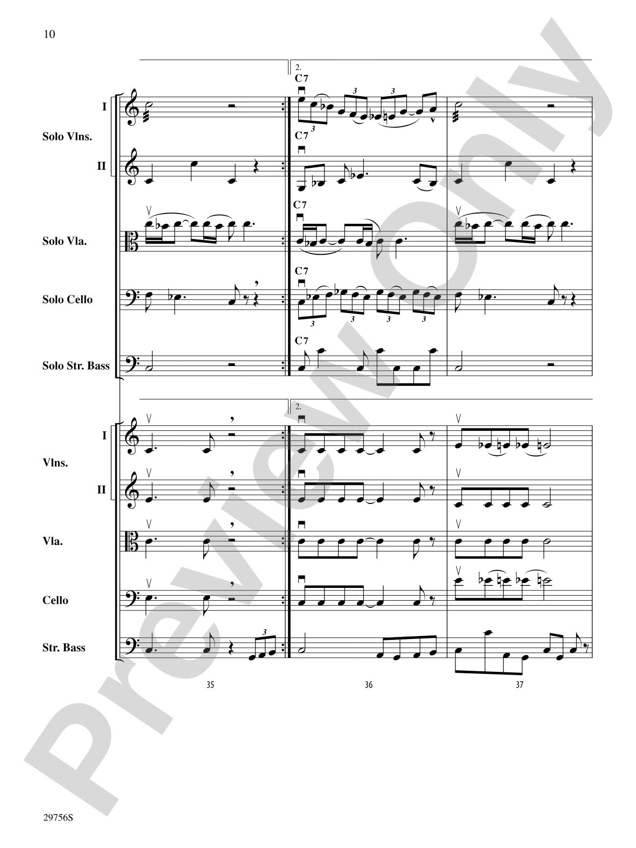Hotter Than Blues: String Orchestra Conductor Score & Parts