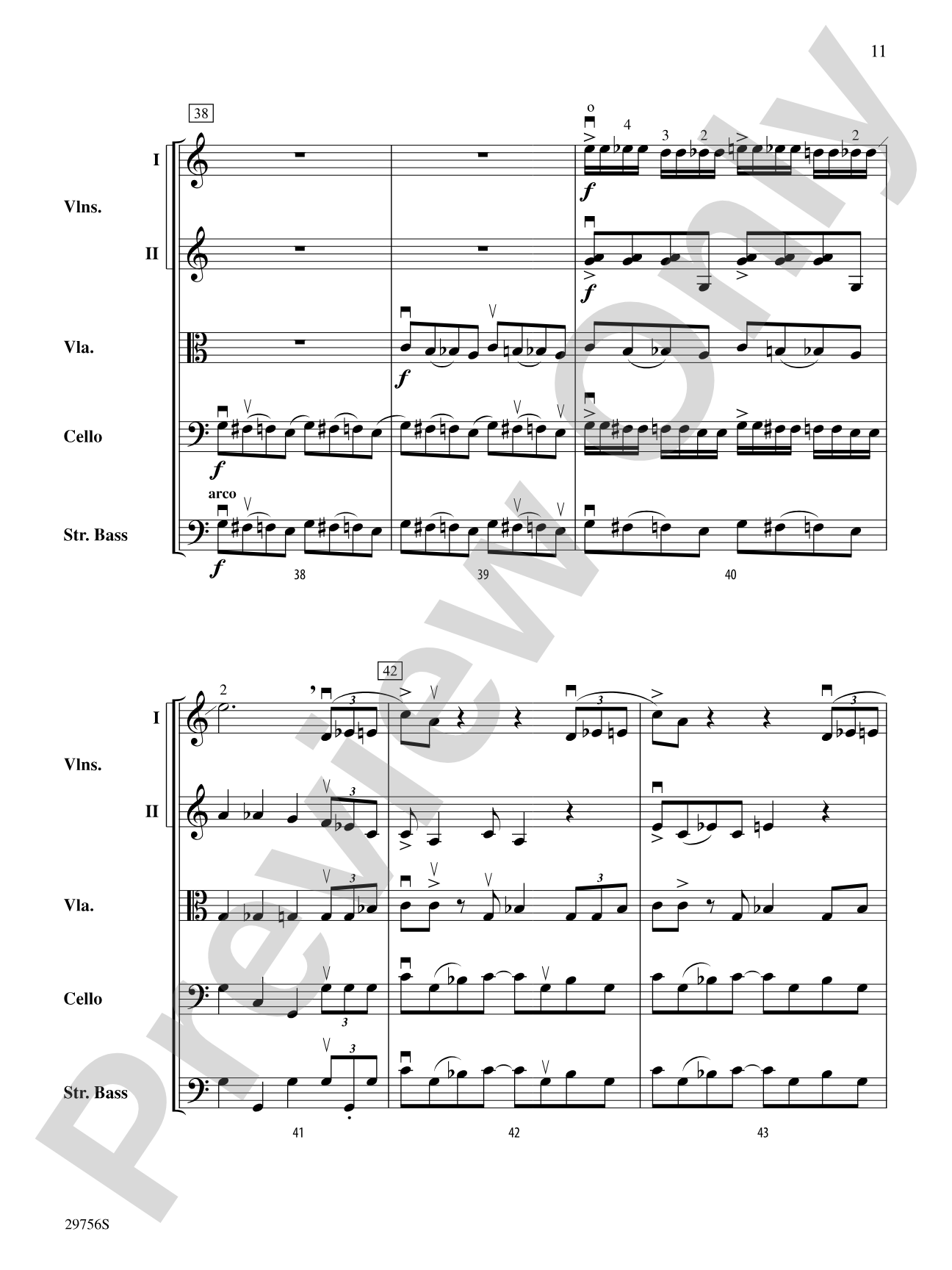 Hotter Than Blues: String Orchestra Conductor Score & Parts