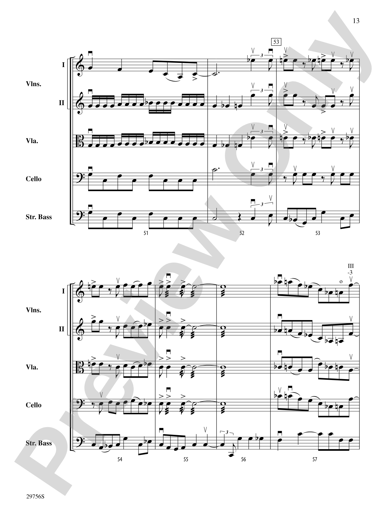 Hotter Than Blues: String Orchestra Conductor Score & Parts