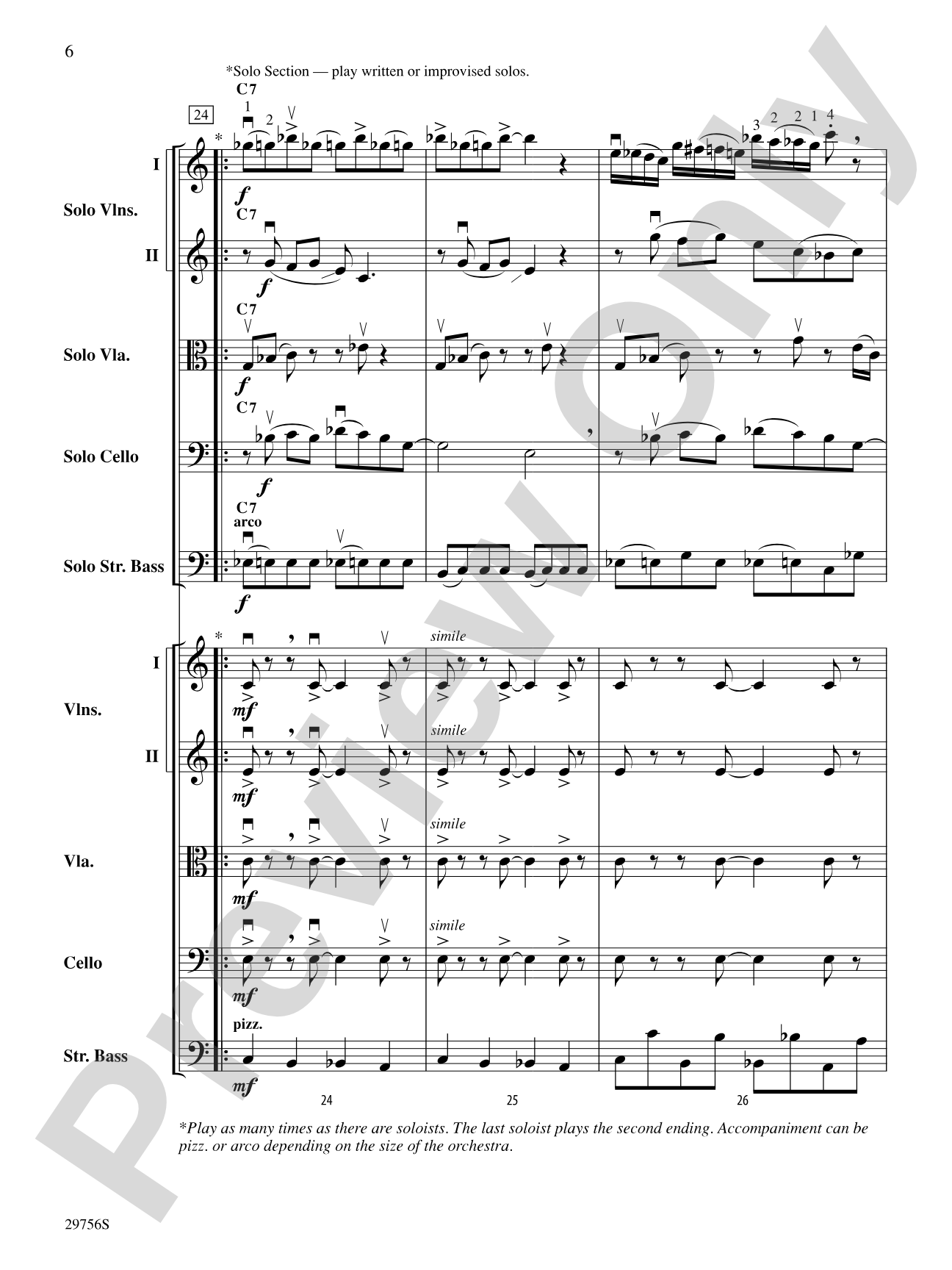 Hotter Than Blues: String Orchestra Conductor Score & Parts