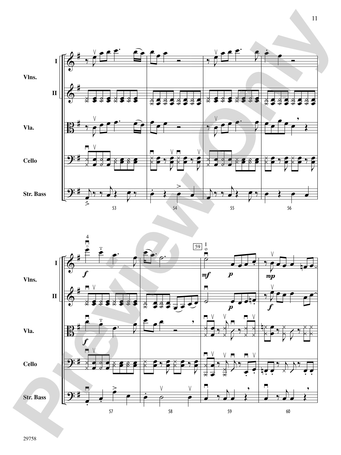 Chopagroove: String Orchestra Conductor Score & Parts