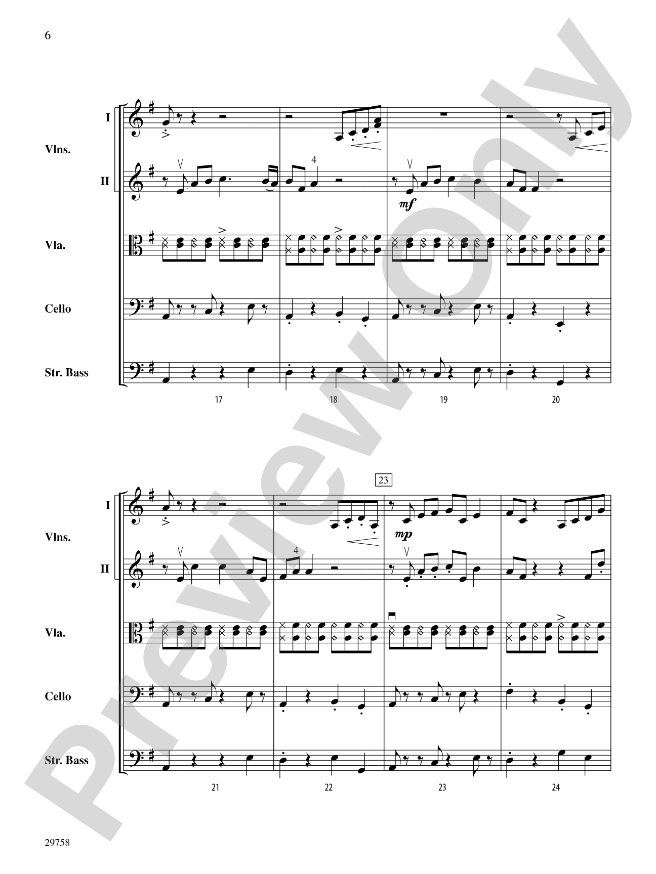 Chopagroove: String Orchestra Conductor Score & Parts