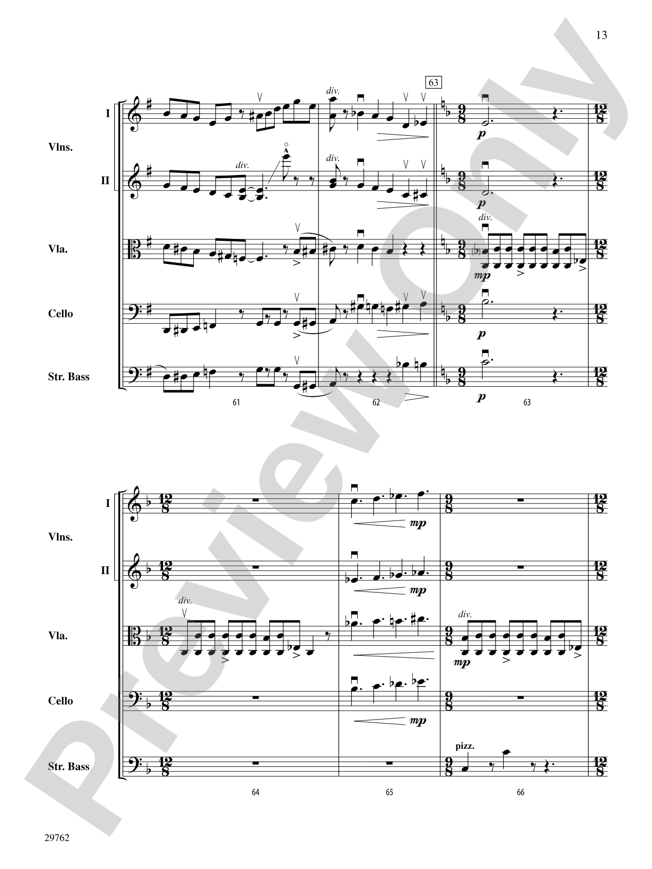 Steel City Strut: String Orchestra Conductor Score & Parts