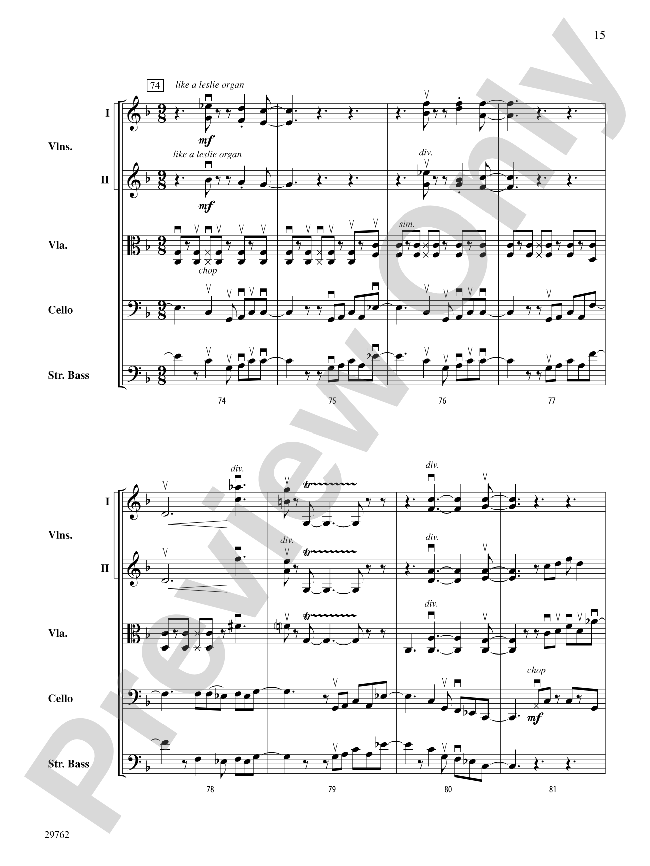 Steel City Strut: String Orchestra Conductor Score & Parts