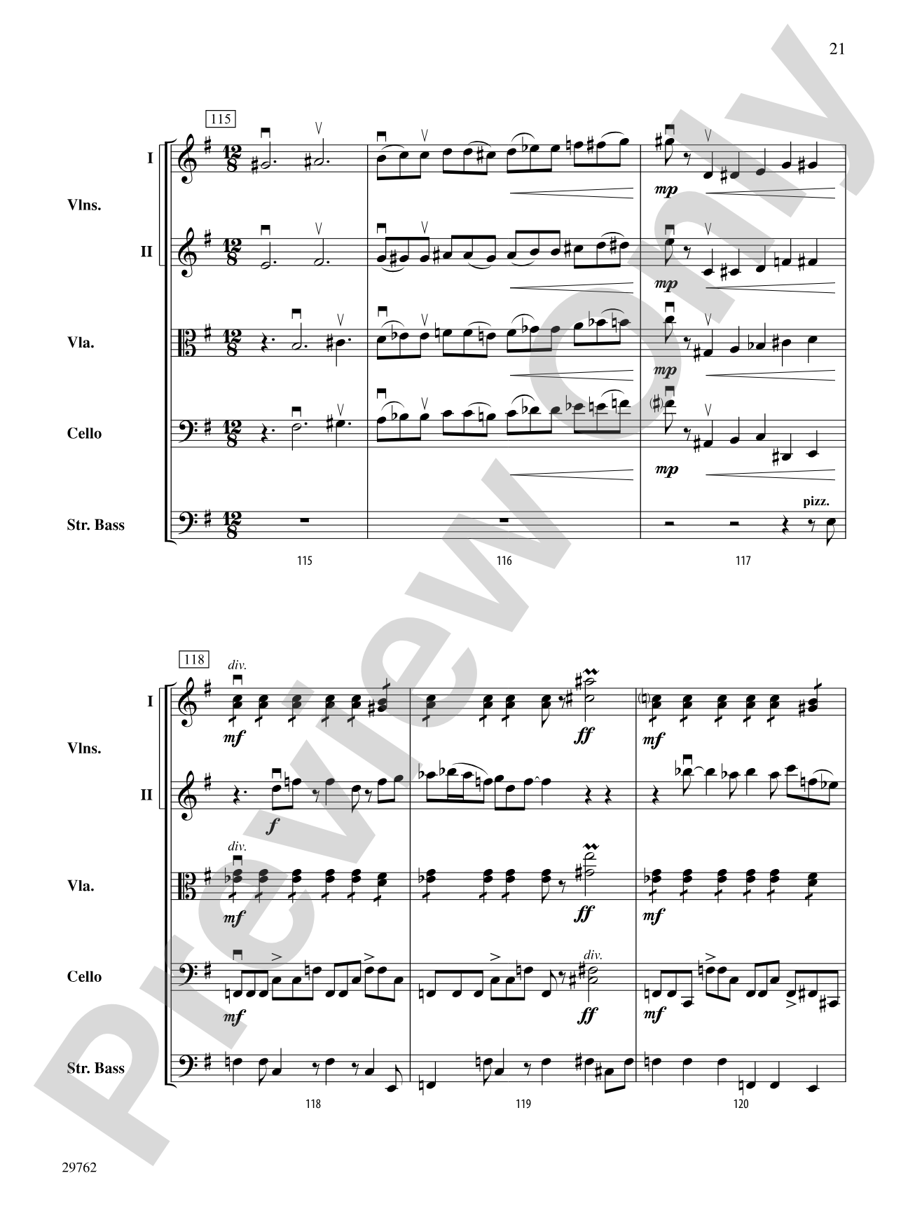 Steel City Strut: String Orchestra Conductor Score & Parts