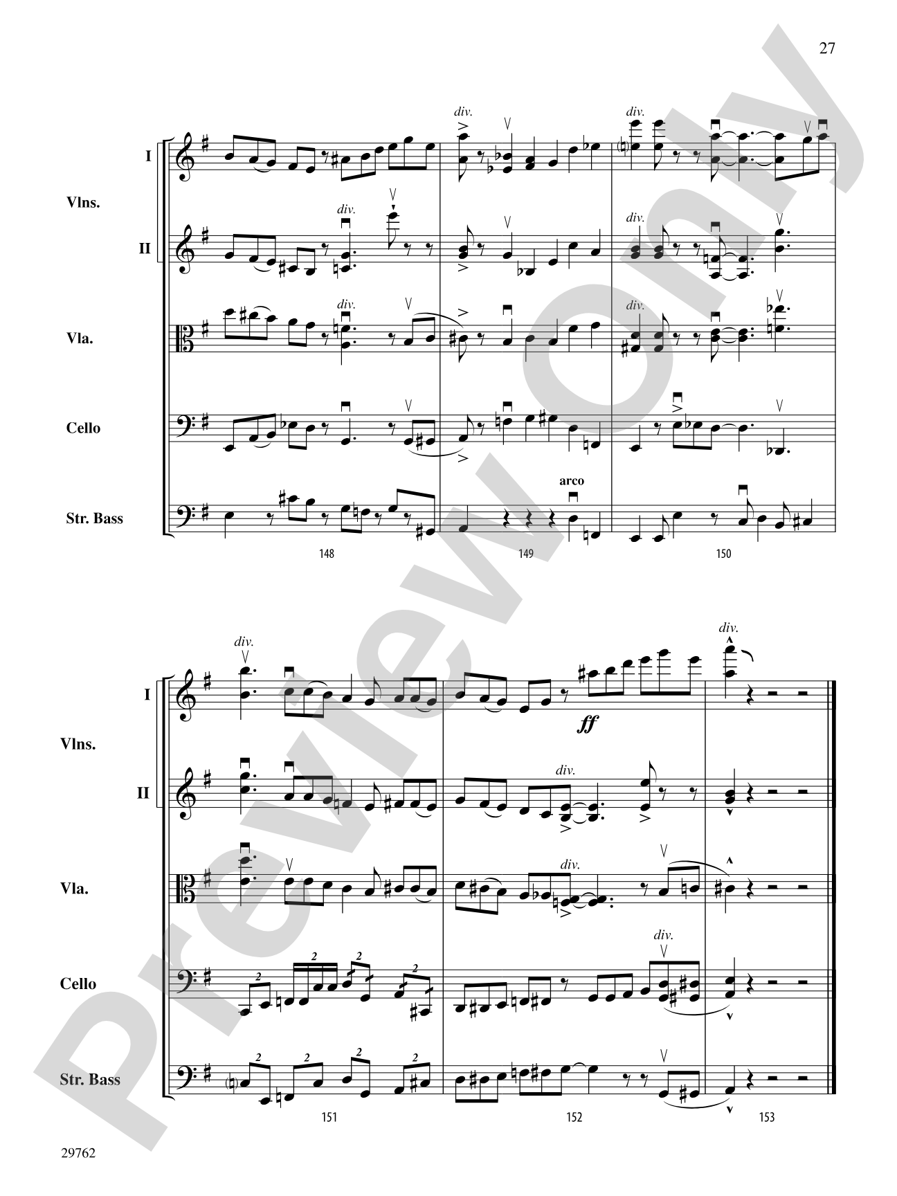 Steel City Strut: String Orchestra Conductor Score & Parts