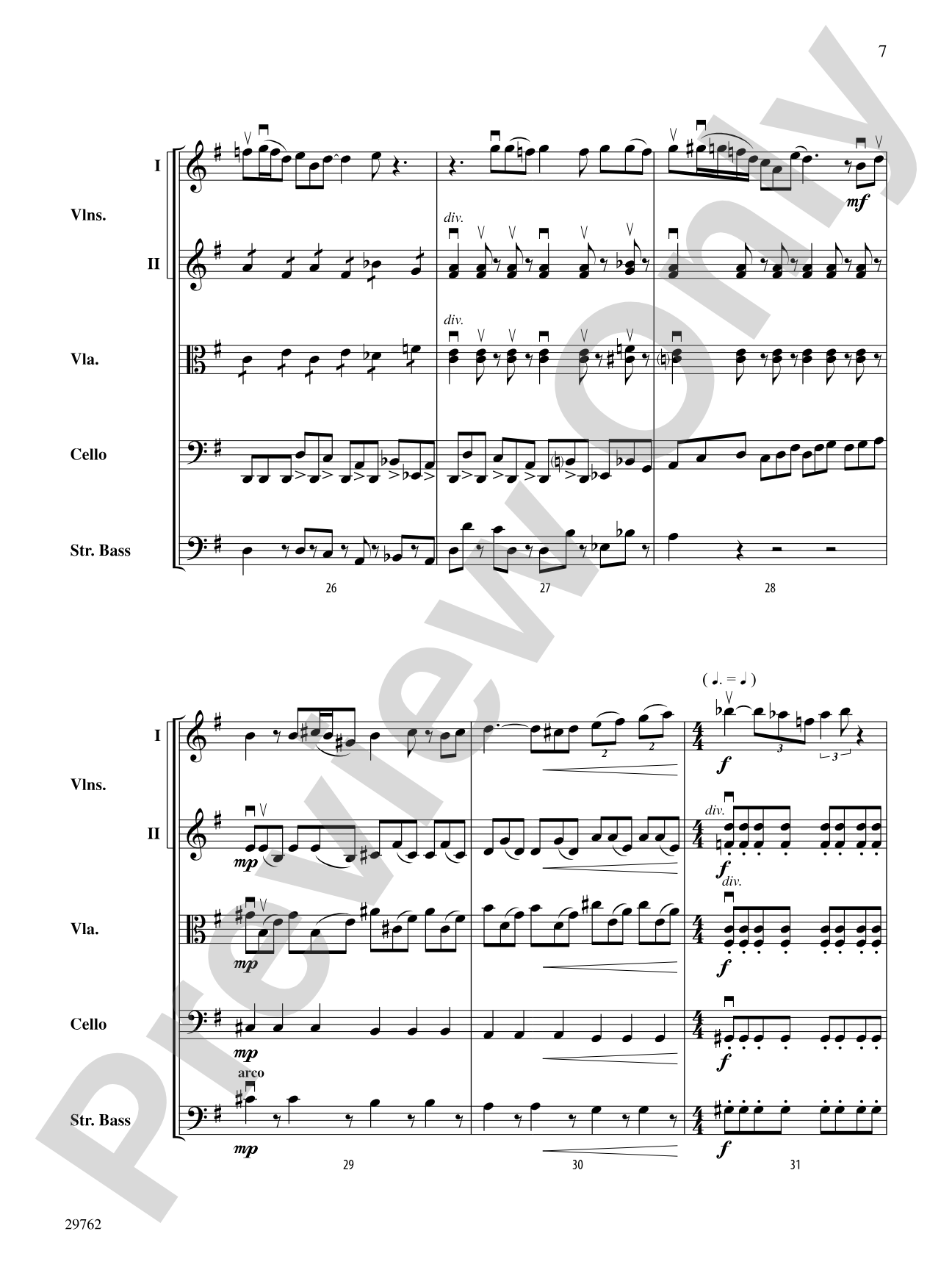Steel City Strut: String Orchestra Conductor Score & Parts