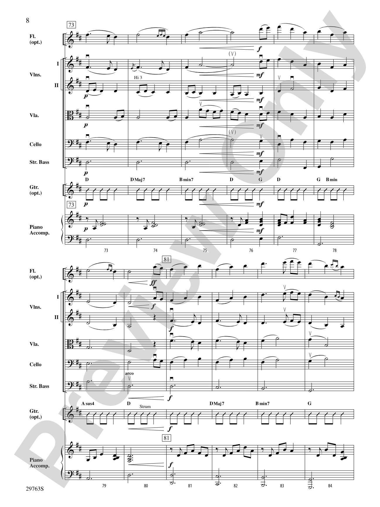 The Maids of Arrochar: String Orchestra Conductor Score & Parts