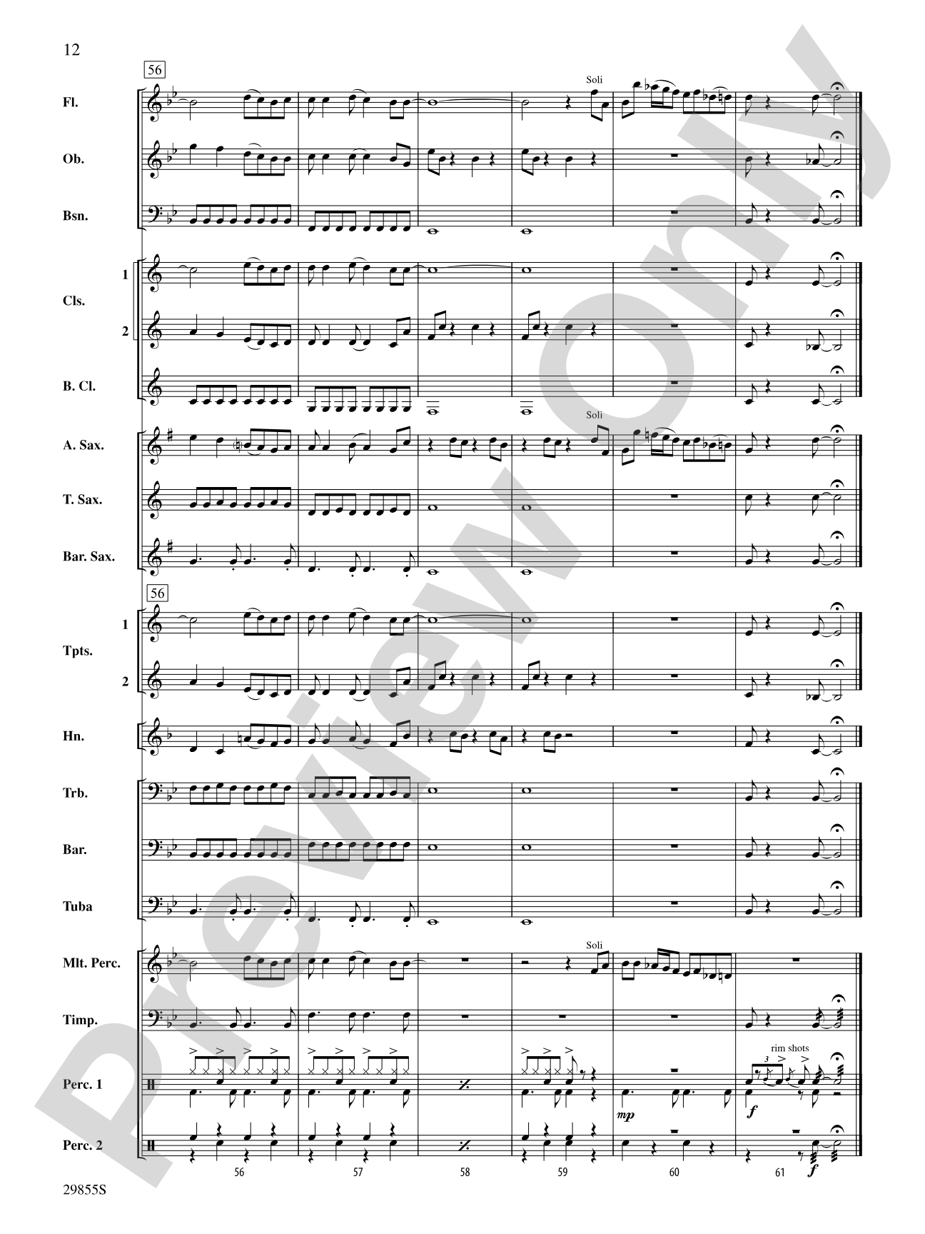 How Long: Concert Band Conductor Score & Parts