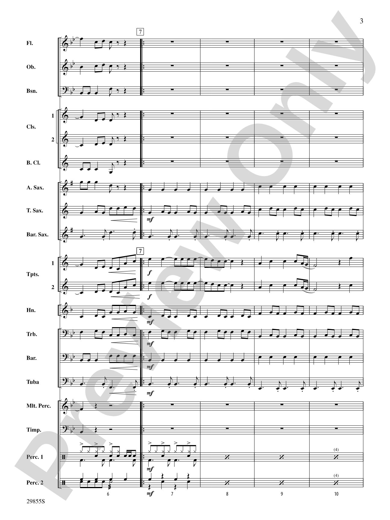 How Long: Concert Band Conductor Score & Parts