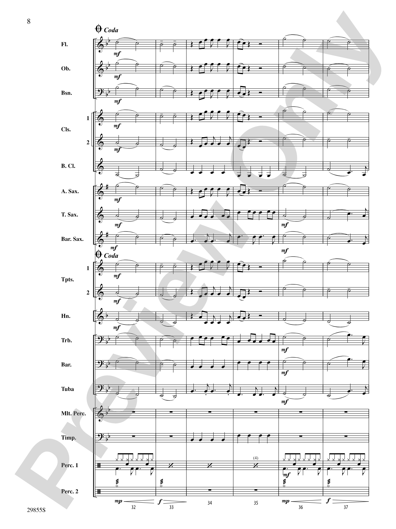 How Long: Concert Band Conductor Score & Parts