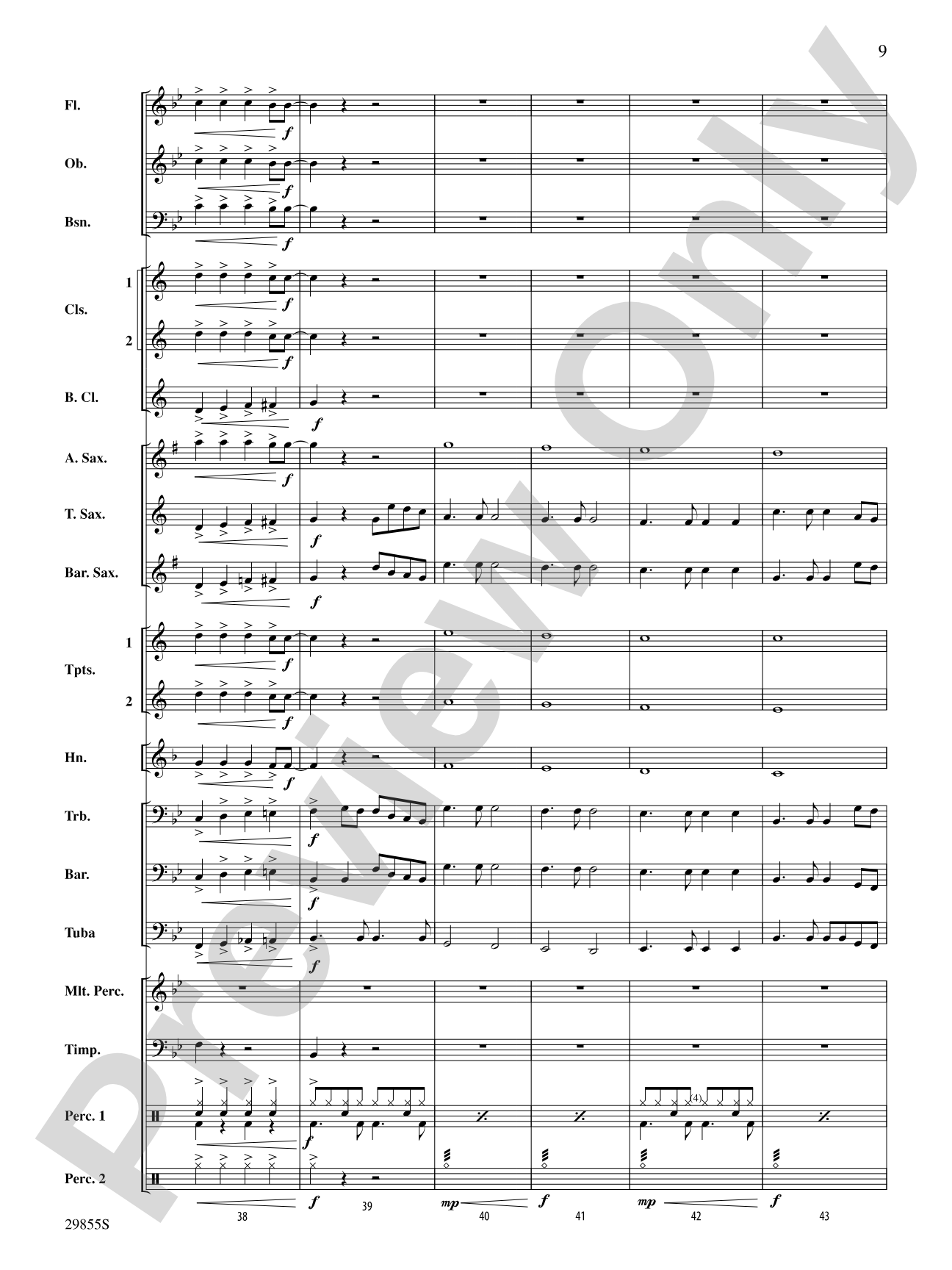 How Long: Concert Band Conductor Score & Parts
