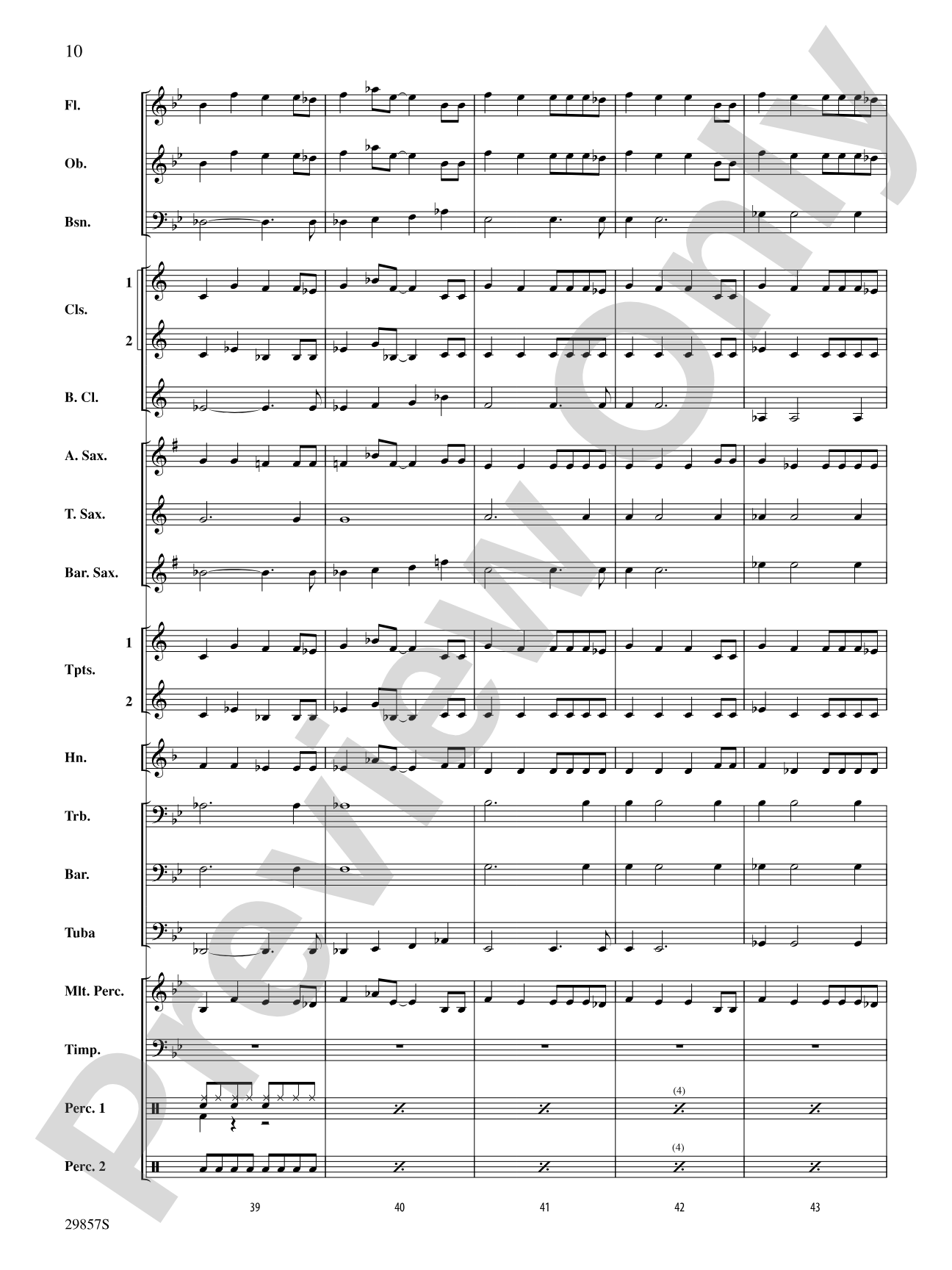 Rockstar: Concert Band Conductor Score & Parts