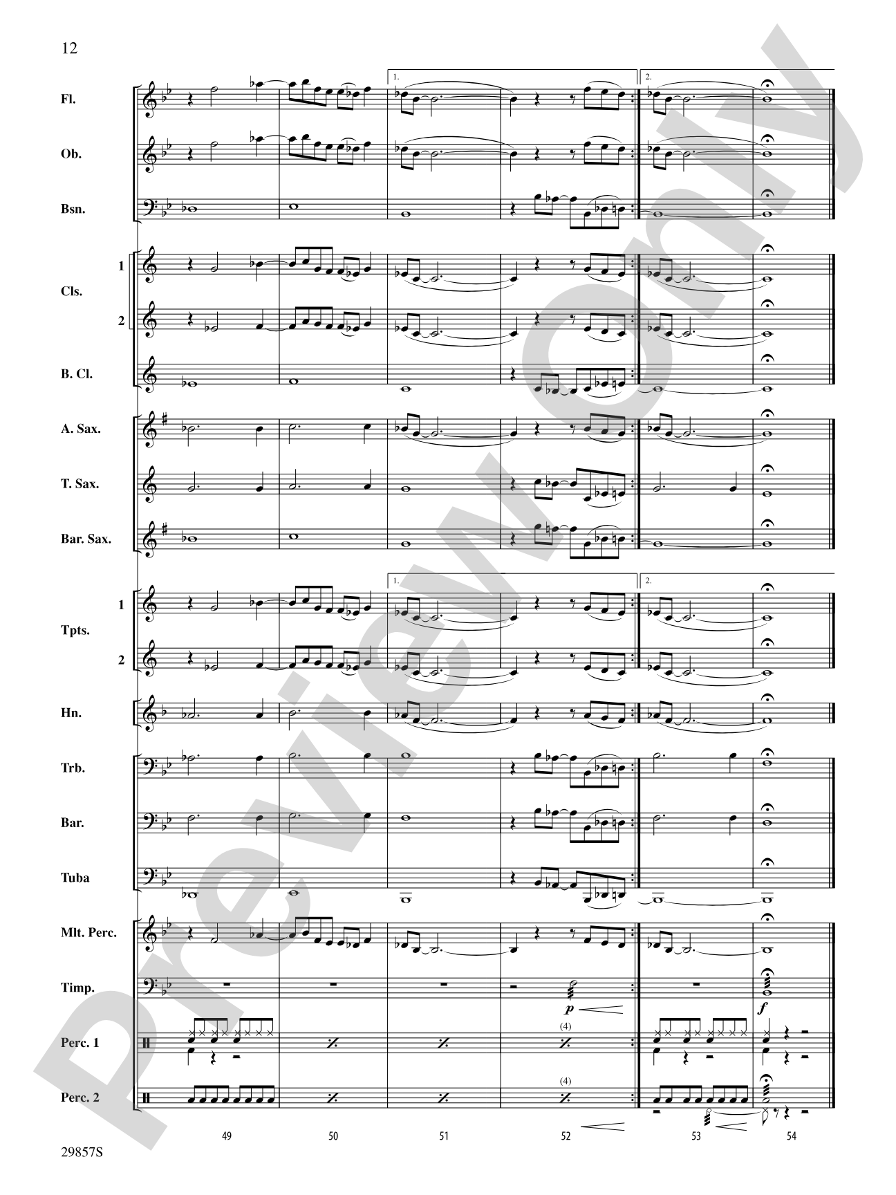 Rockstar: Concert Band Conductor Score & Parts