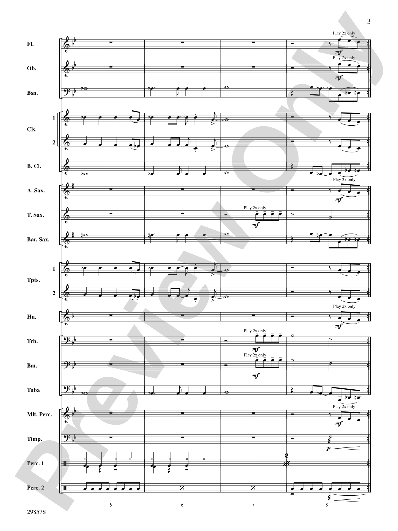 Rockstar: Concert Band Conductor Score & Parts