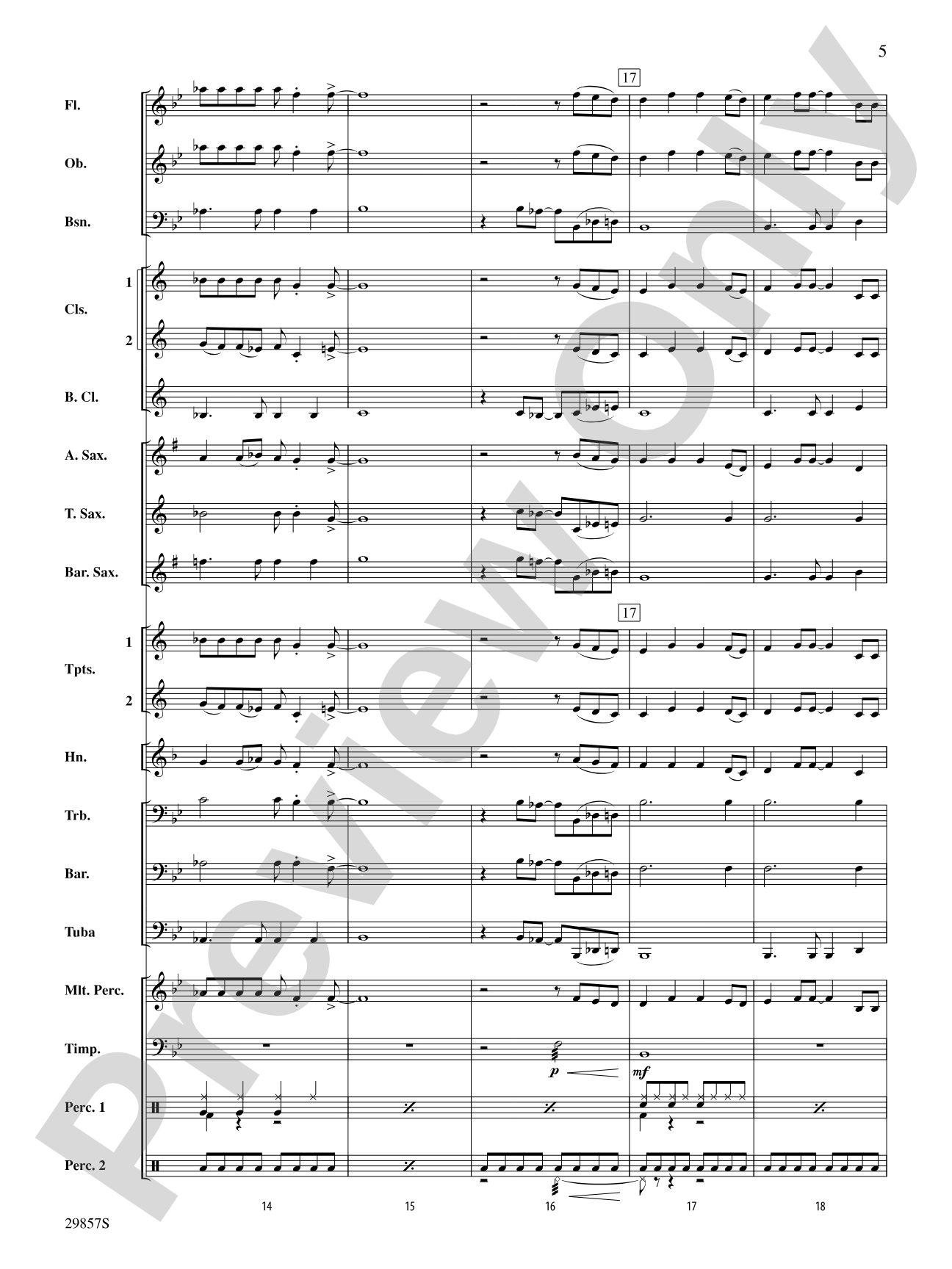 Rockstar: Concert Band Conductor Score & Parts