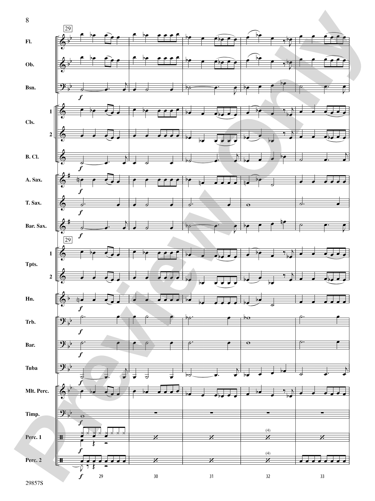 Rockstar: Concert Band Conductor Score & Parts