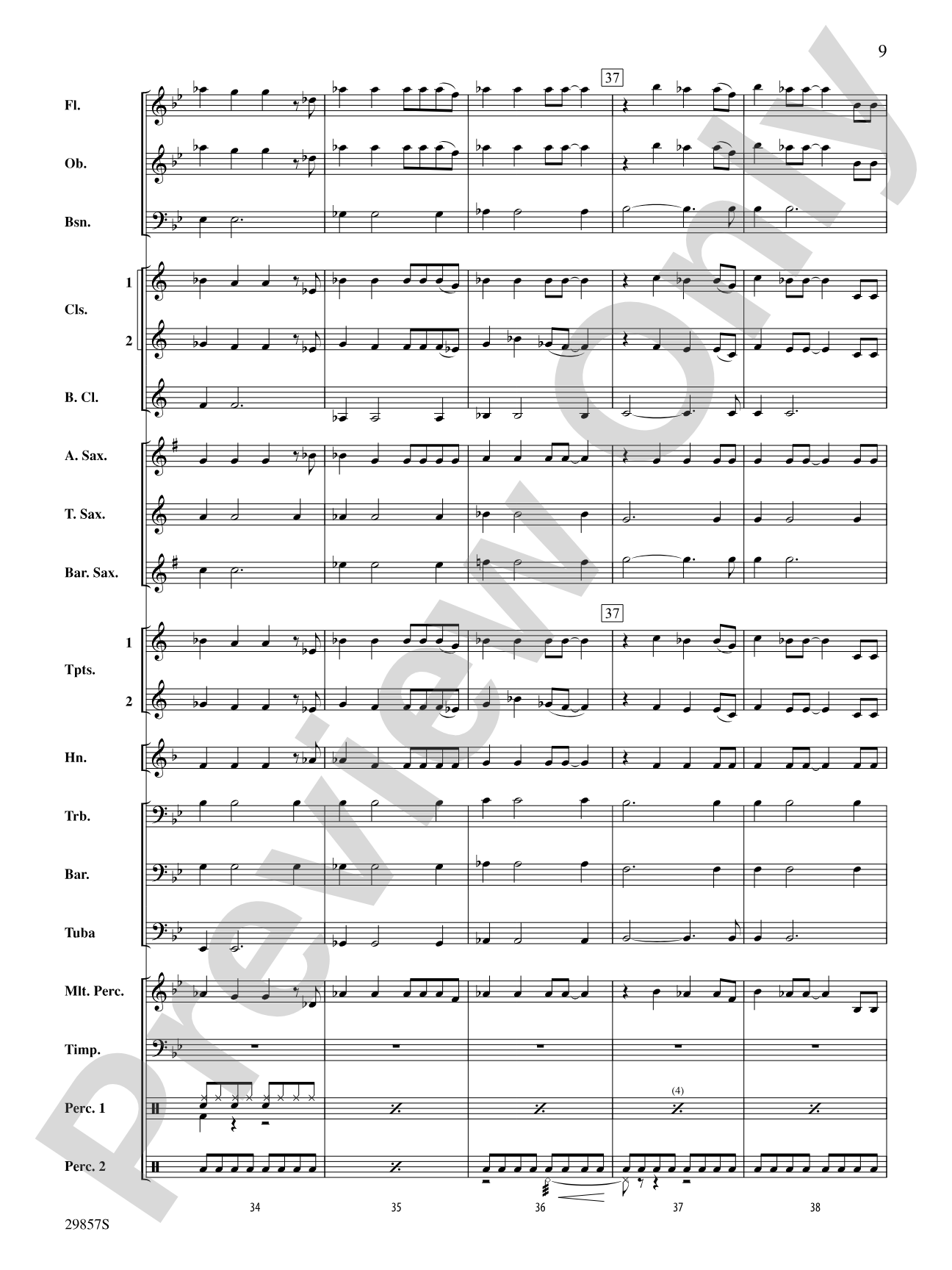 Rockstar: Concert Band Conductor Score & Parts