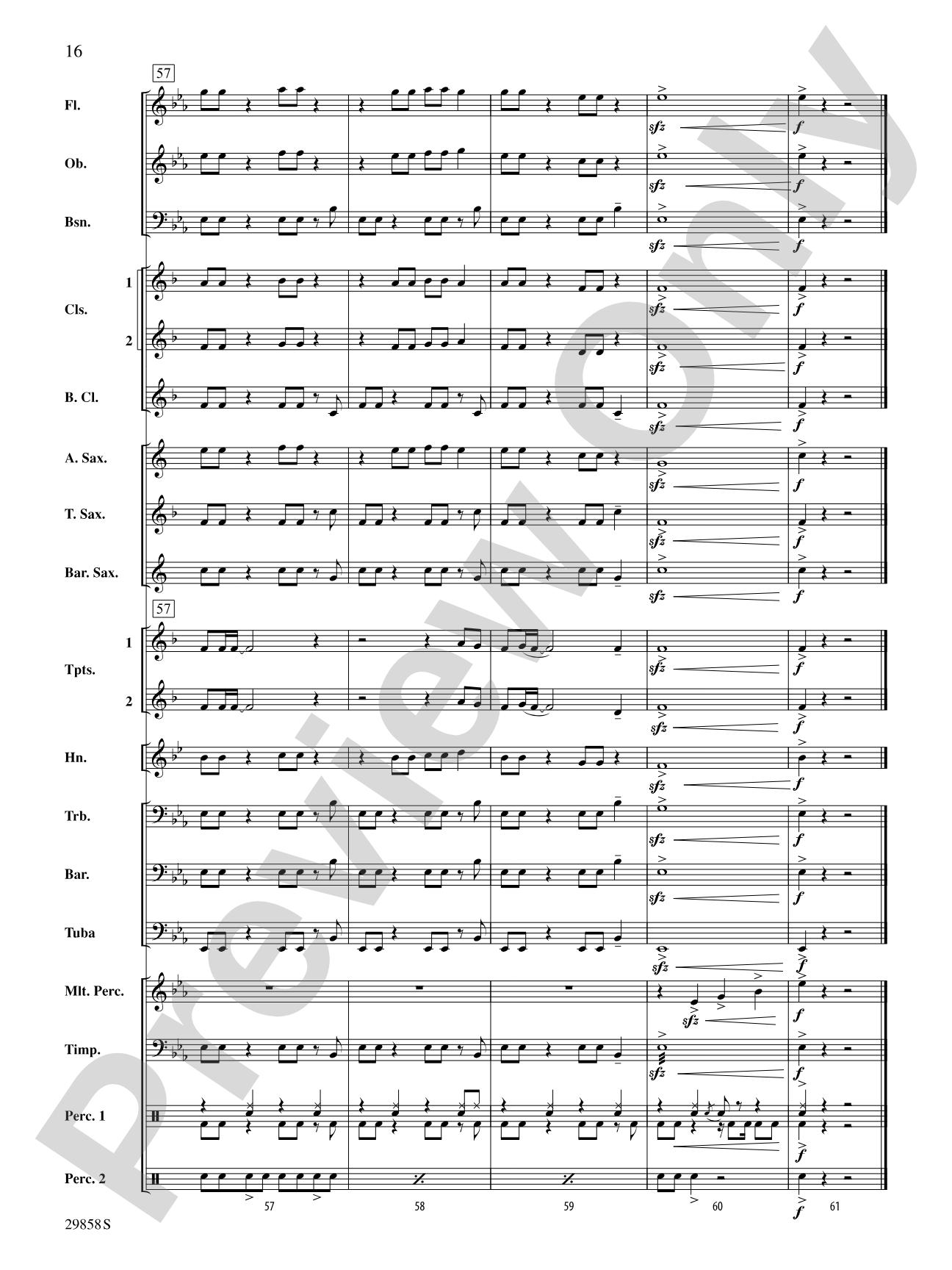 Clumsy (as recorded by Fergie on the album The Dutchess): Concert Band Conductor Score & Parts