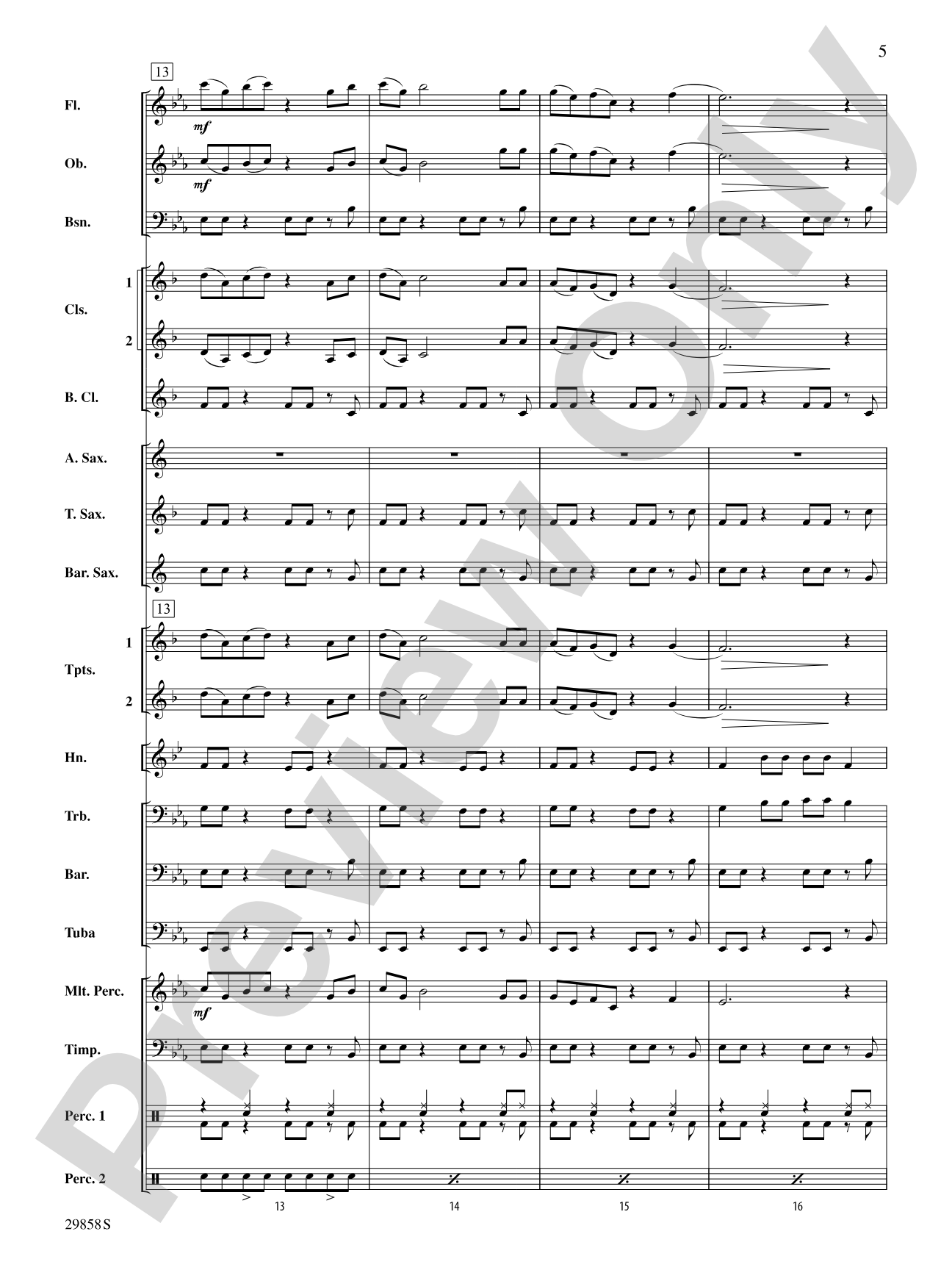 Clumsy (as recorded by Fergie on the album The Dutchess): Concert Band Conductor Score & Parts