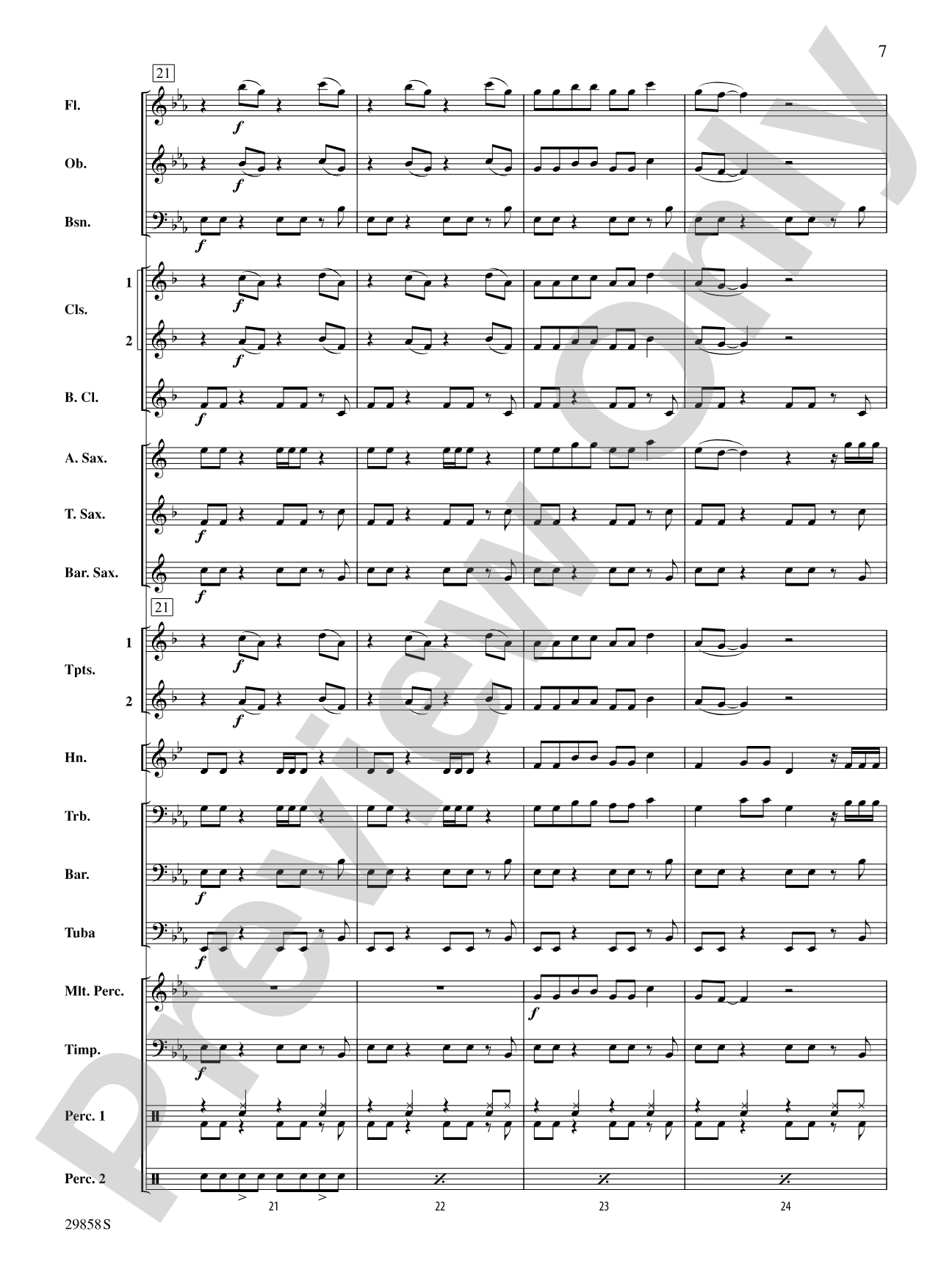 Clumsy (as recorded by Fergie on the album The Dutchess): Concert Band Conductor Score & Parts