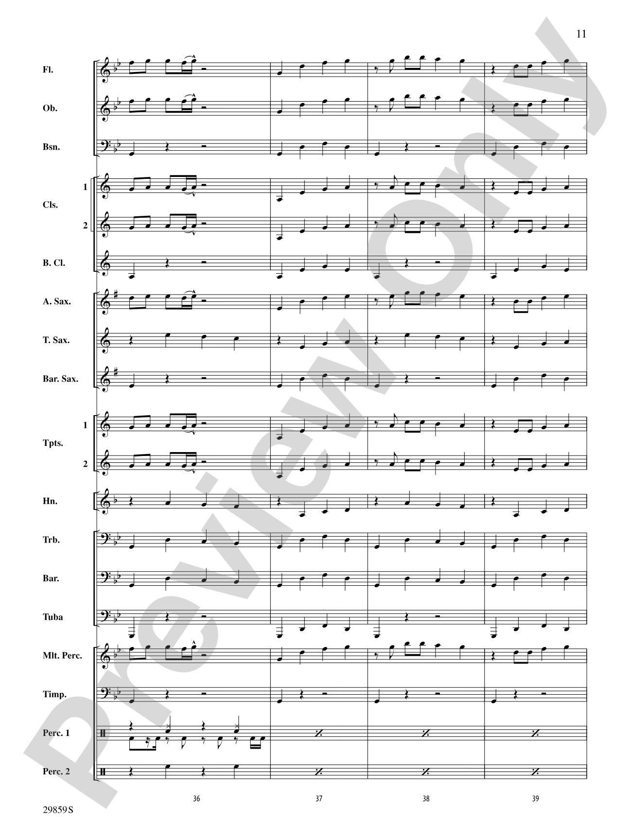 4 Minutes: Concert Band Conductor Score & Parts