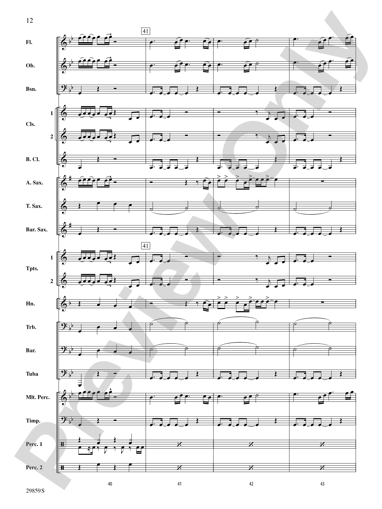 4 Minutes: Concert Band Conductor Score & Parts