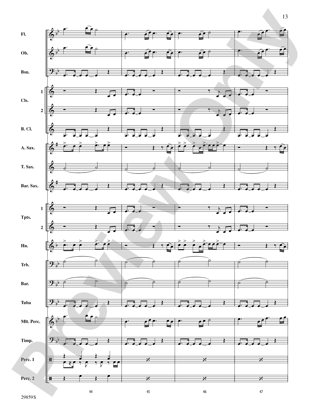 4 Minutes: Concert Band Conductor Score & Parts