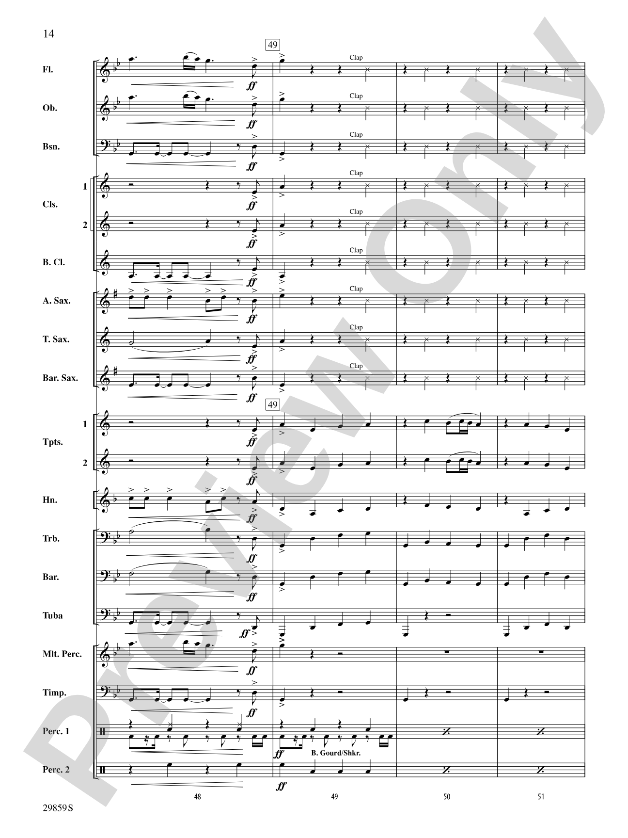 4 Minutes: Concert Band Conductor Score & Parts