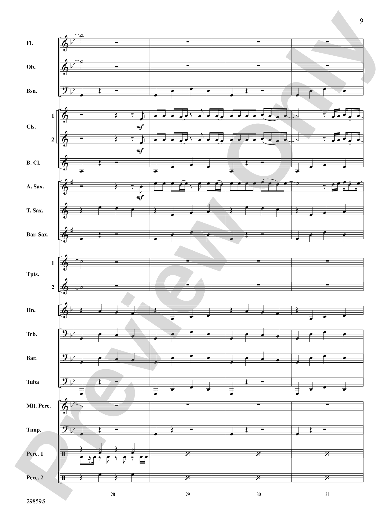 4 Minutes: Concert Band Conductor Score & Parts