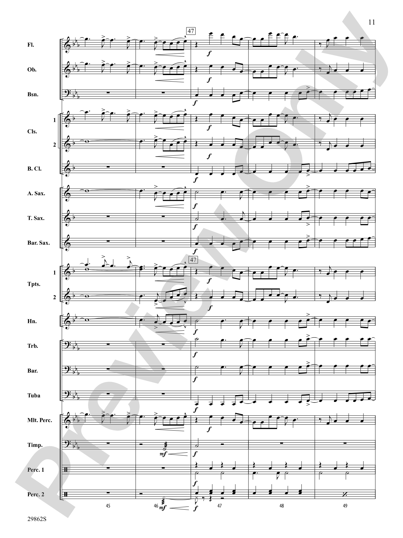 I Kissed a Girl: Concert Band Conductor Score & Parts
