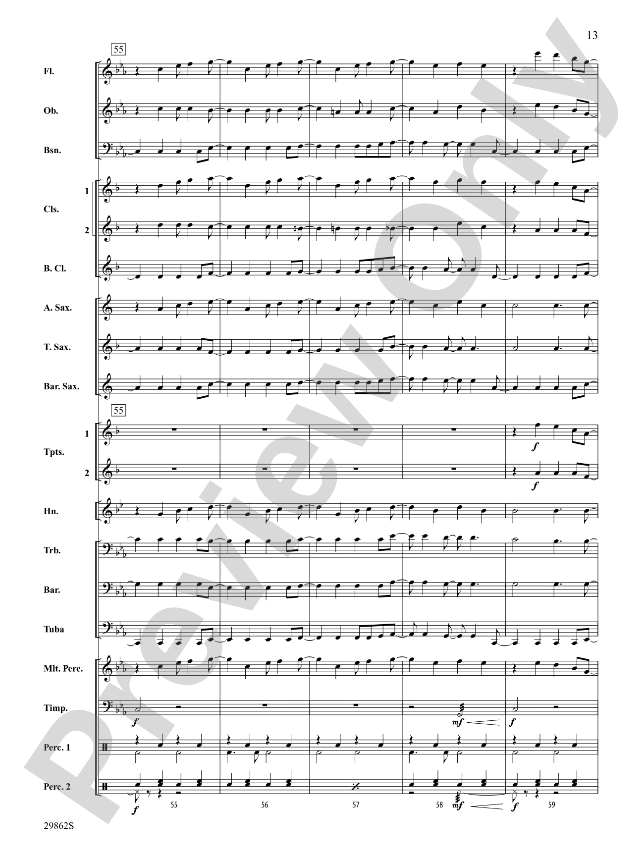 I Kissed a Girl: Concert Band Conductor Score & Parts