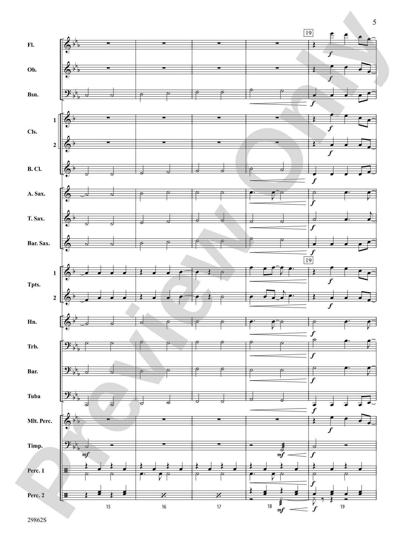 I Kissed a Girl: Concert Band Conductor Score & Parts