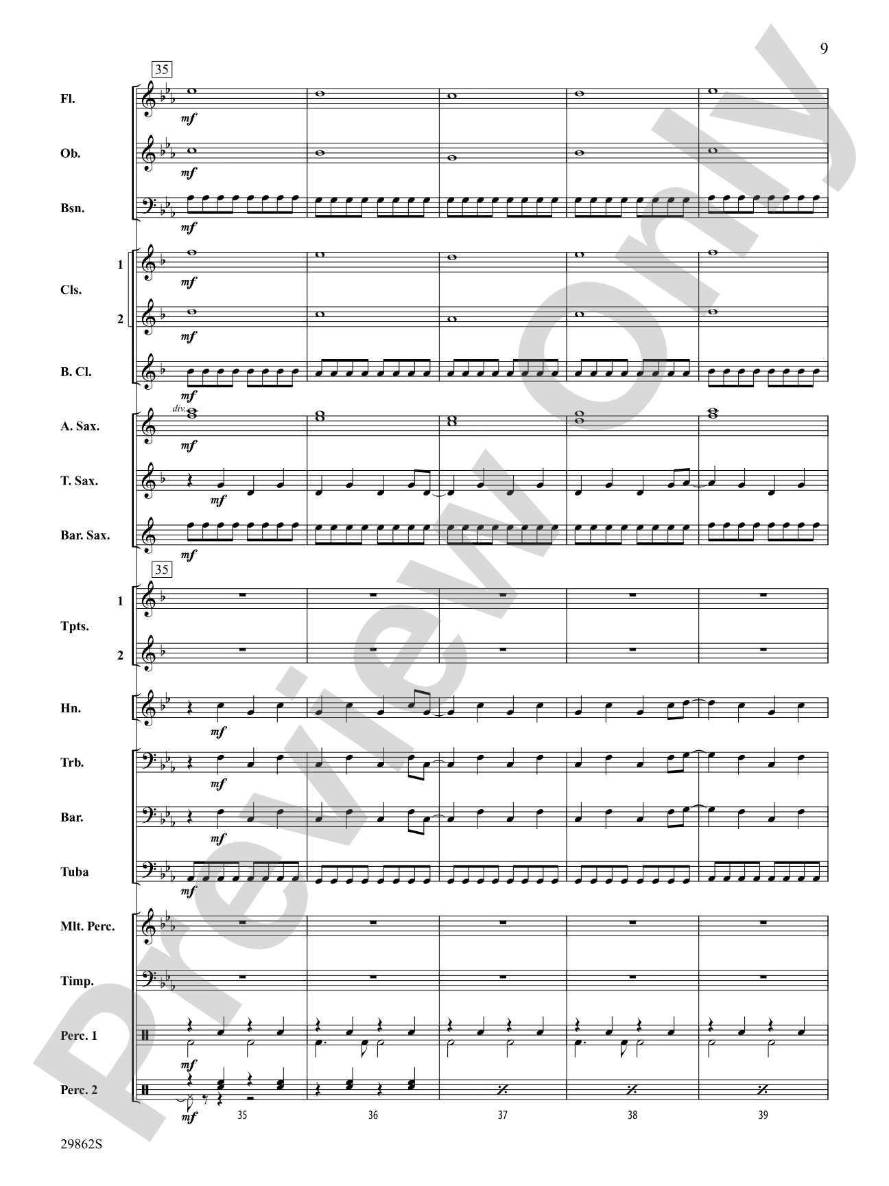 I Kissed a Girl: Concert Band Conductor Score & Parts
