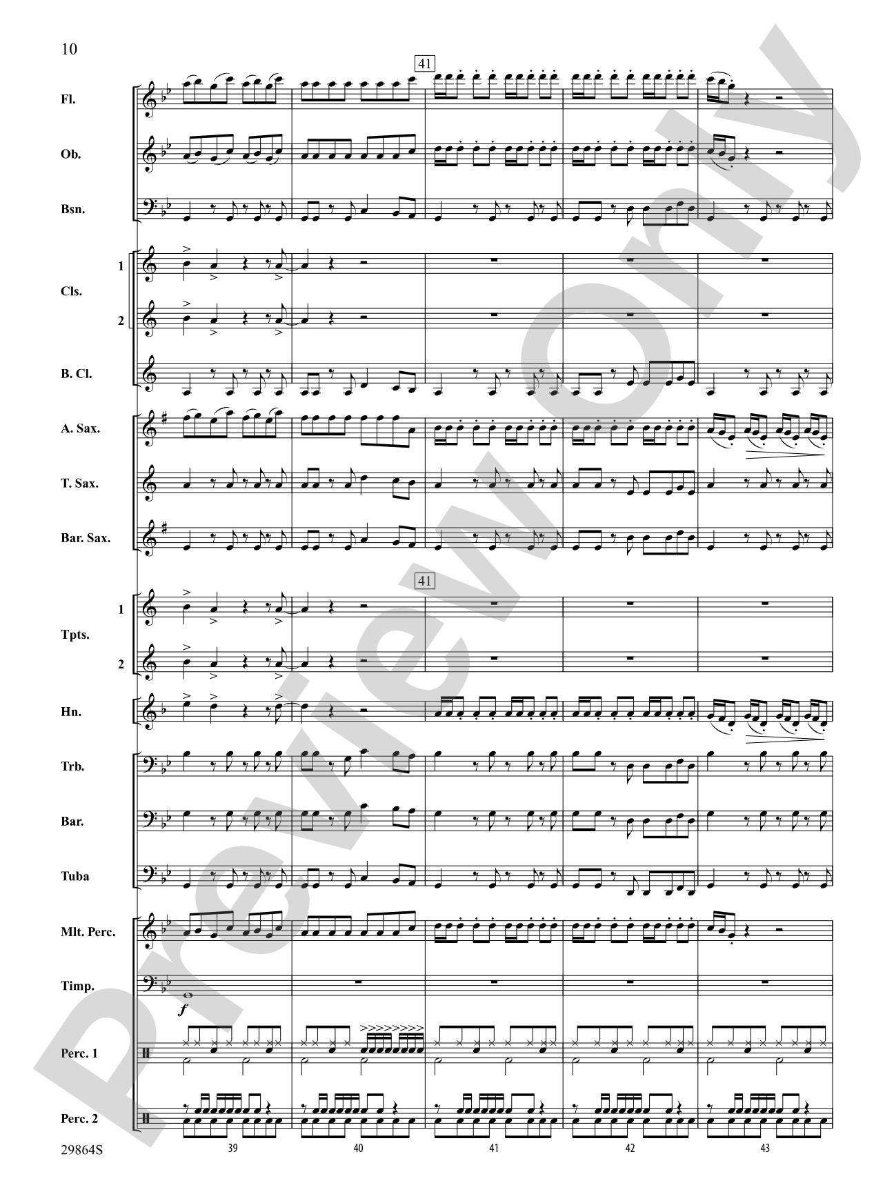 Give It 2 Me: Concert Band Conductor Score & Parts