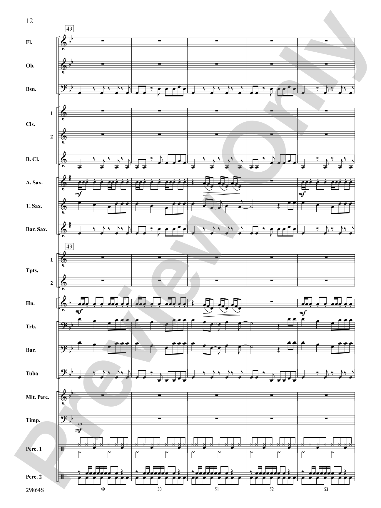 Give It 2 Me: Concert Band Conductor Score & Parts