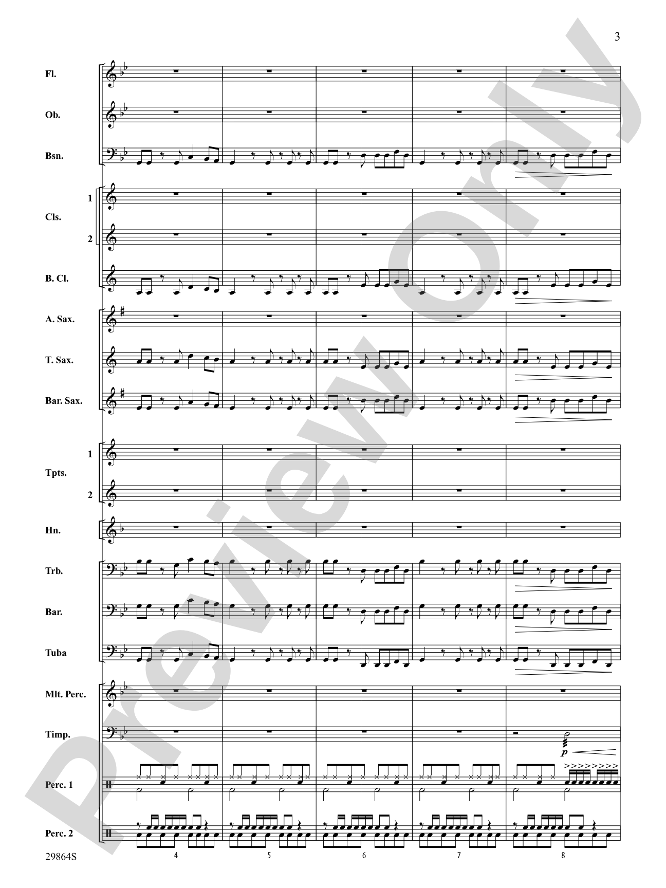 Give It 2 Me: Concert Band Conductor Score & Parts