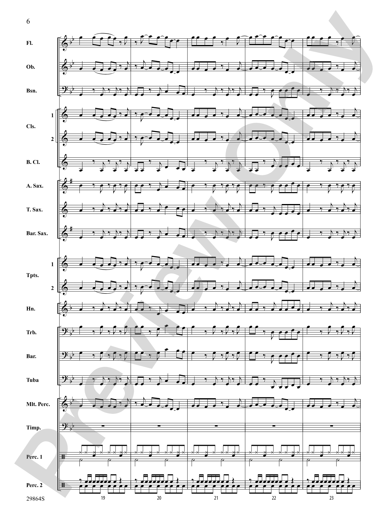 Give It 2 Me: Concert Band Conductor Score & Parts